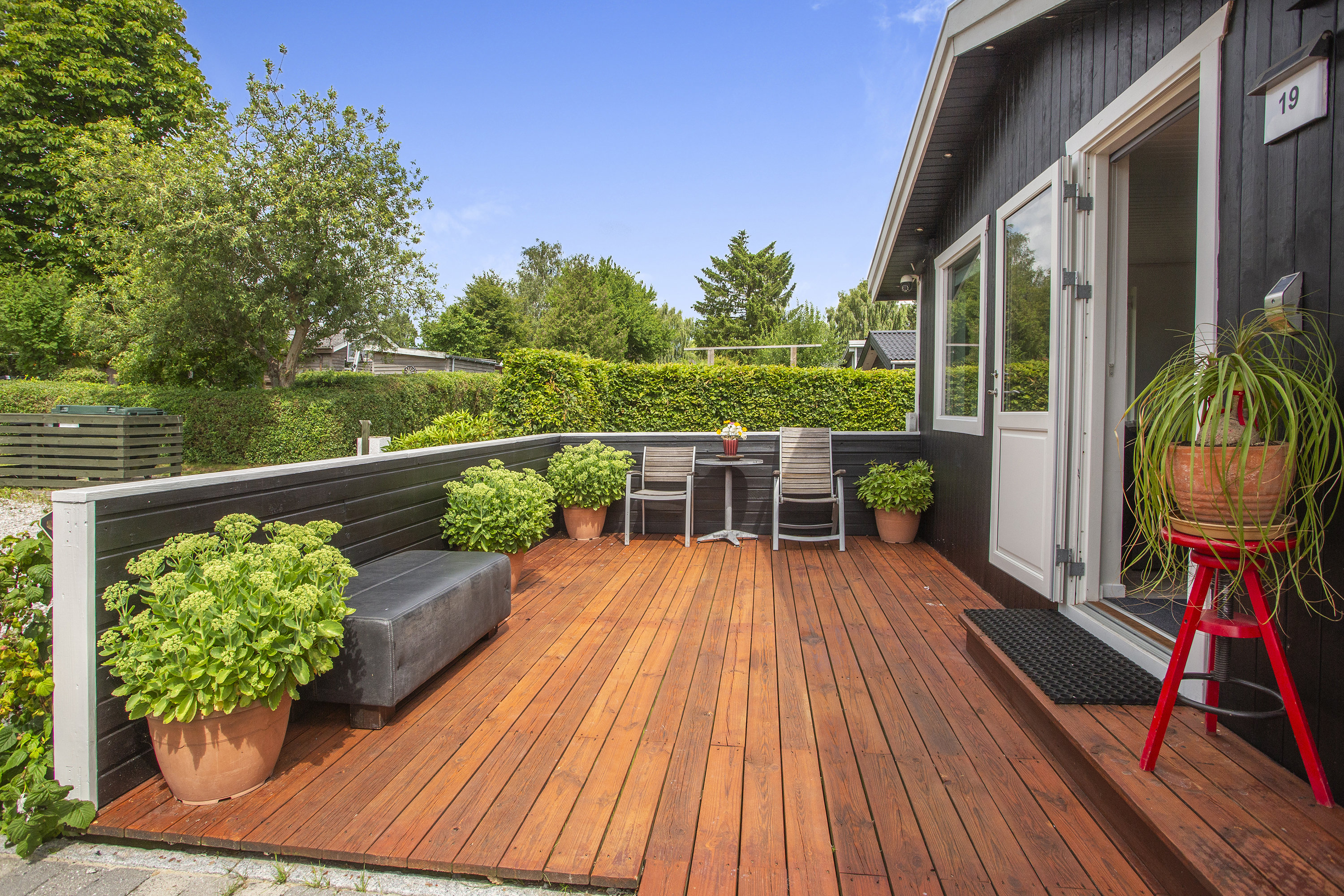Fremhævet terrasse billede i fuldskærmstilstand. Billede af Huginsvej 19, 2740 Skovlunde