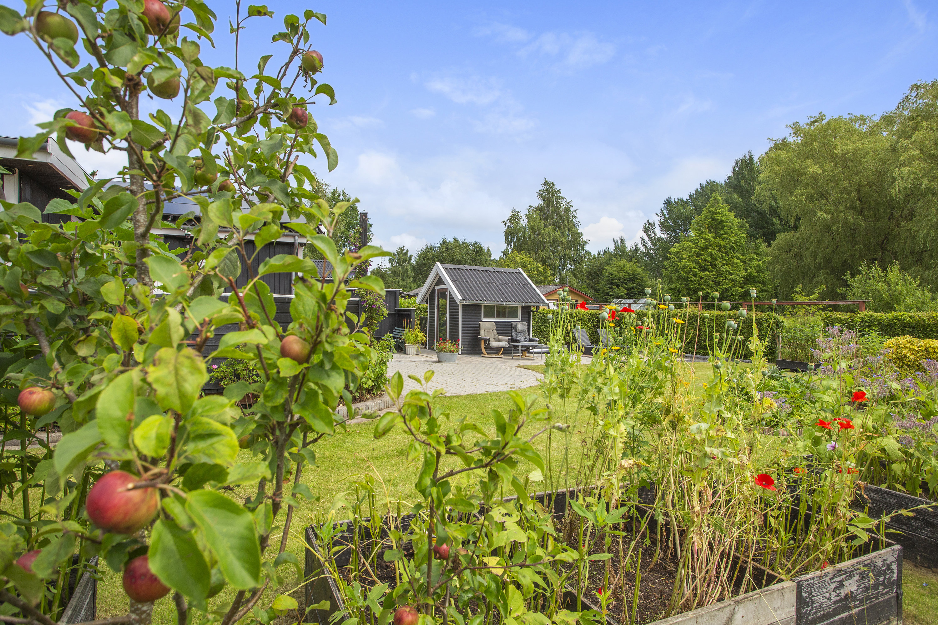 Fremhævet have billede i fuldskærmstilstand. Billede af Huginsvej 19, 2740 Skovlunde