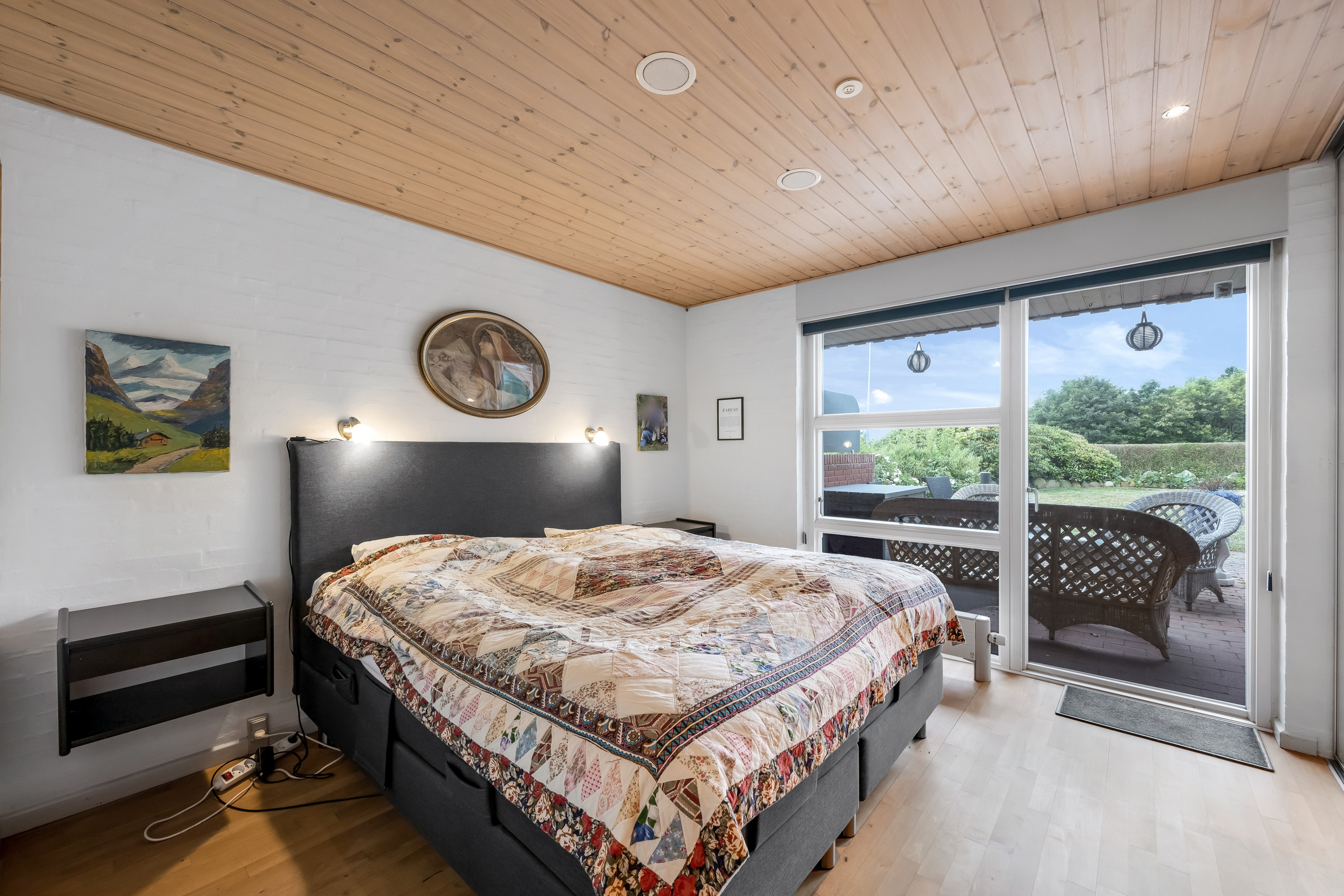 Fremhævet soveværelse billede i fuldskærmstilstand. Billede af Heboltoft 50, Velling, 6950 Ringkøbing