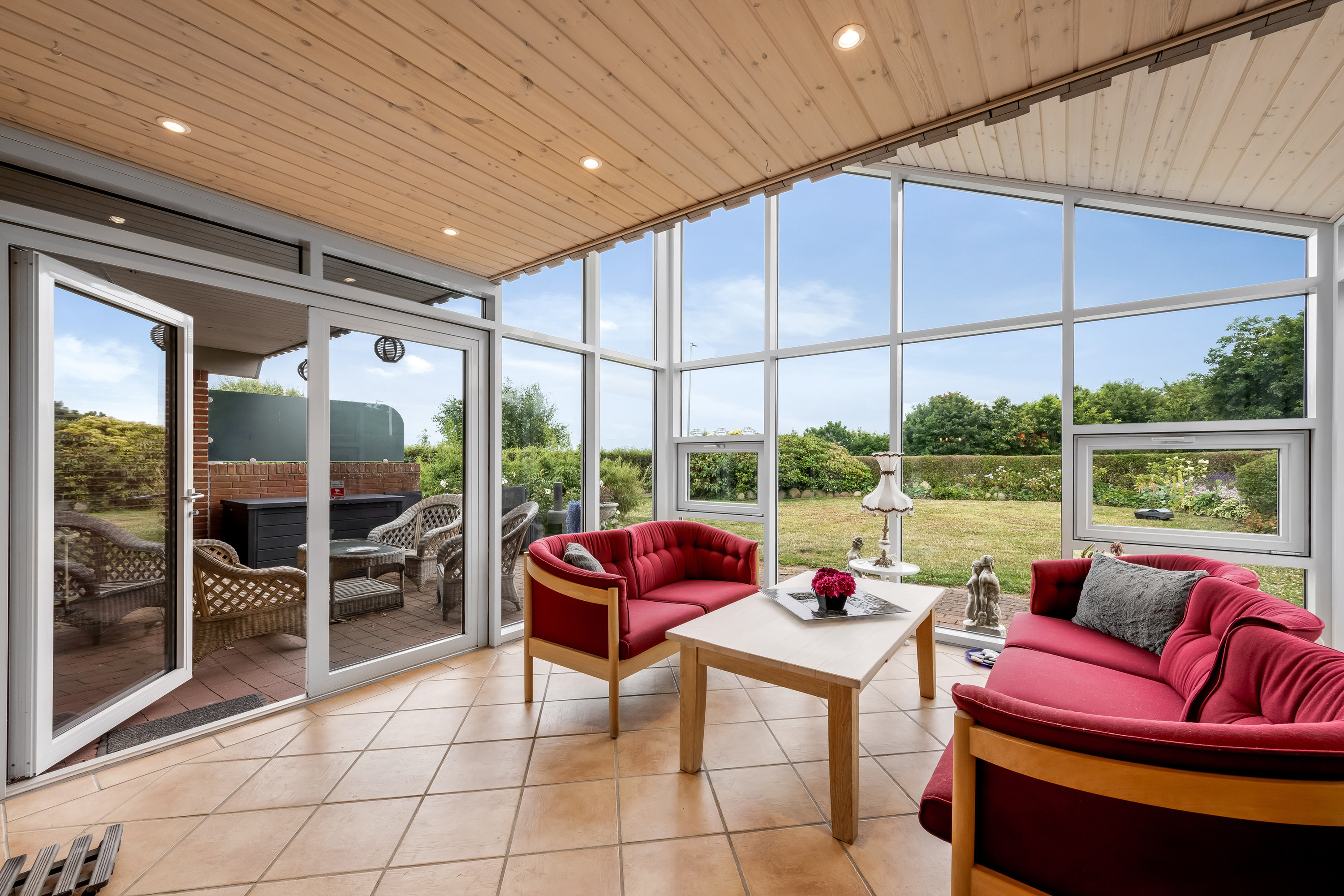 Fremhævet stue billede i fuldskærmstilstand. Billede af Heboltoft 50, Velling, 6950 Ringkøbing