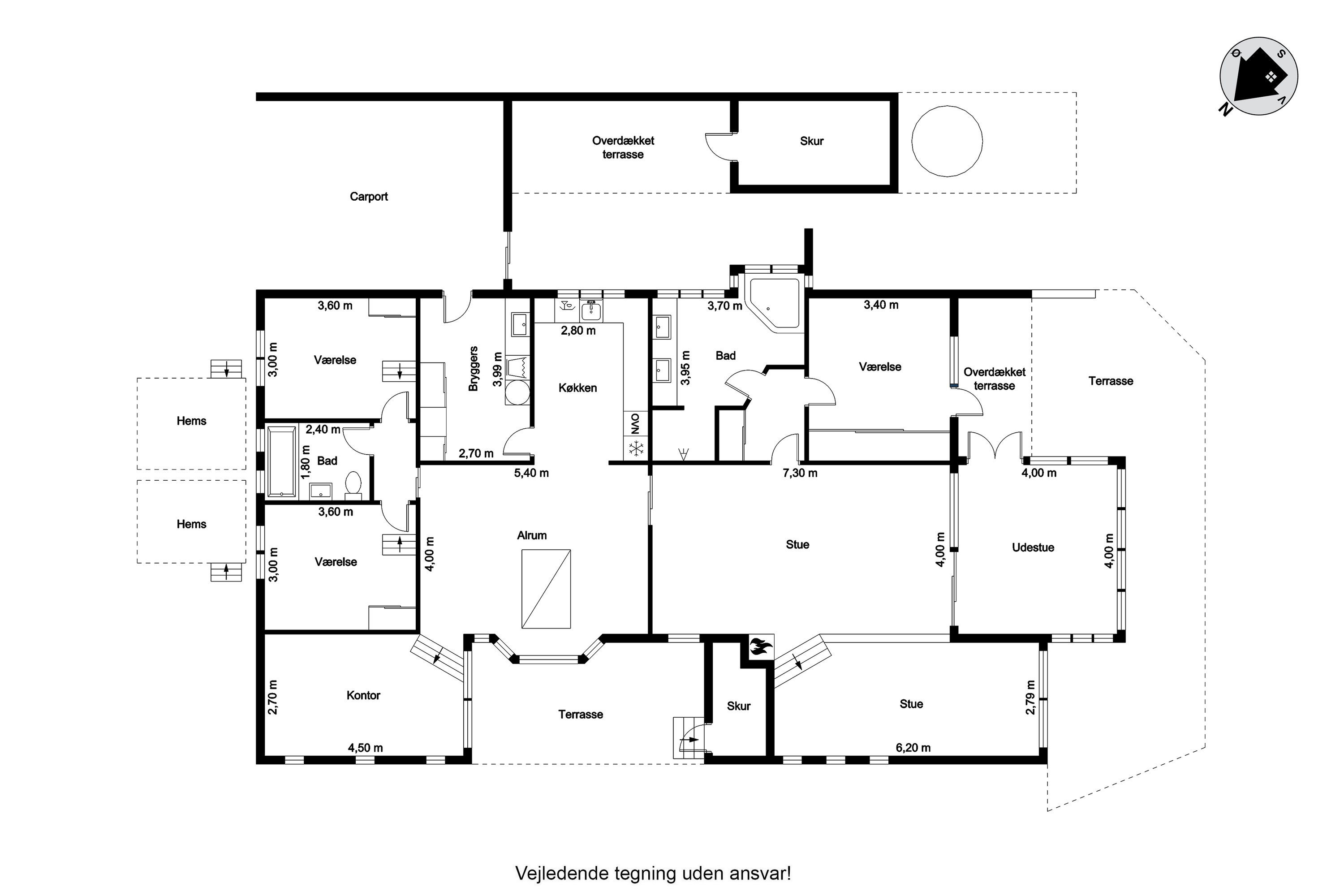 Plantegninger billede af Heboltoft 50, Velling, 6950 Ringkøbing