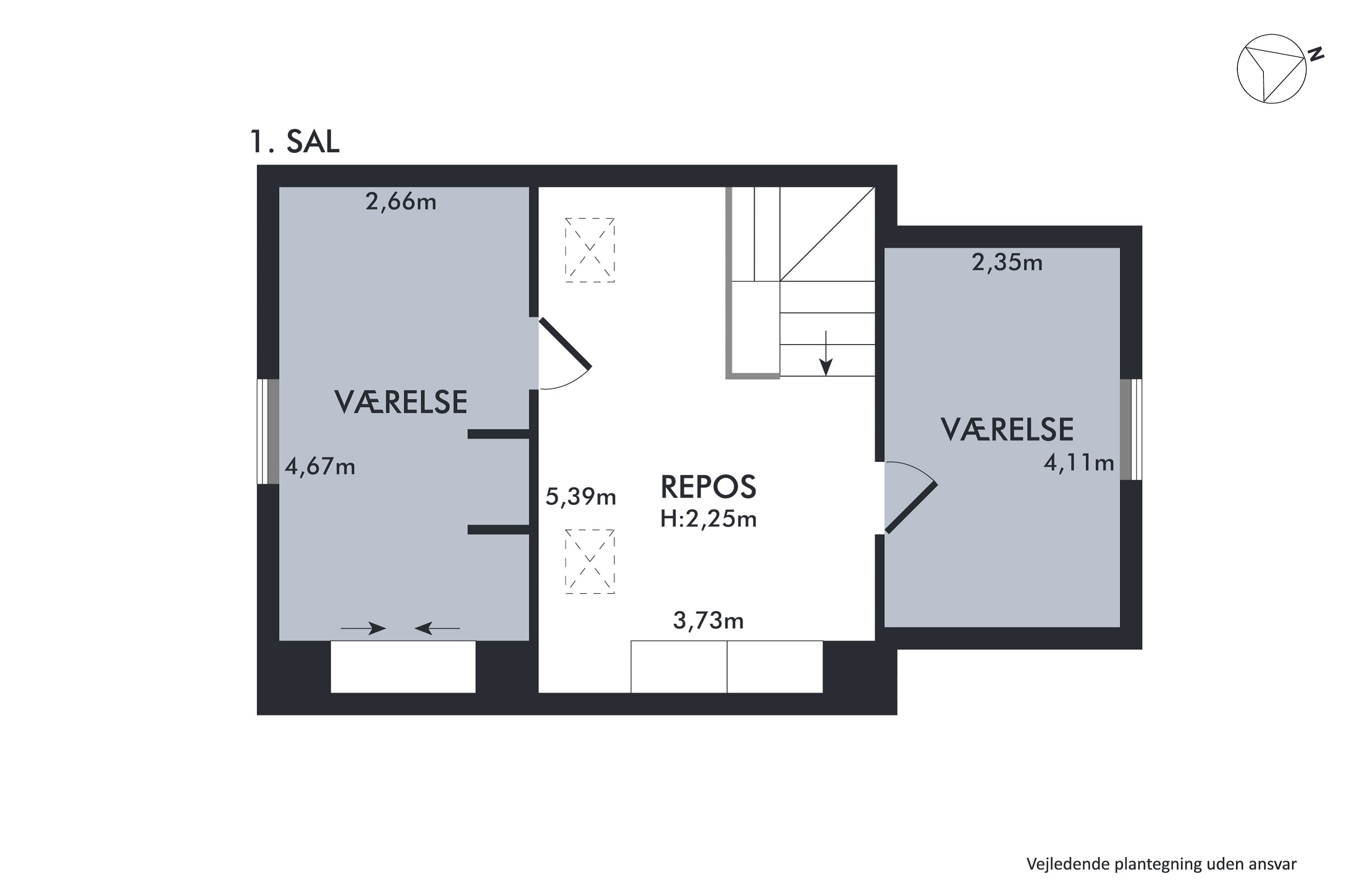 Plantegninger billede af Hellebækvej 6B, 3000 Helsingør
