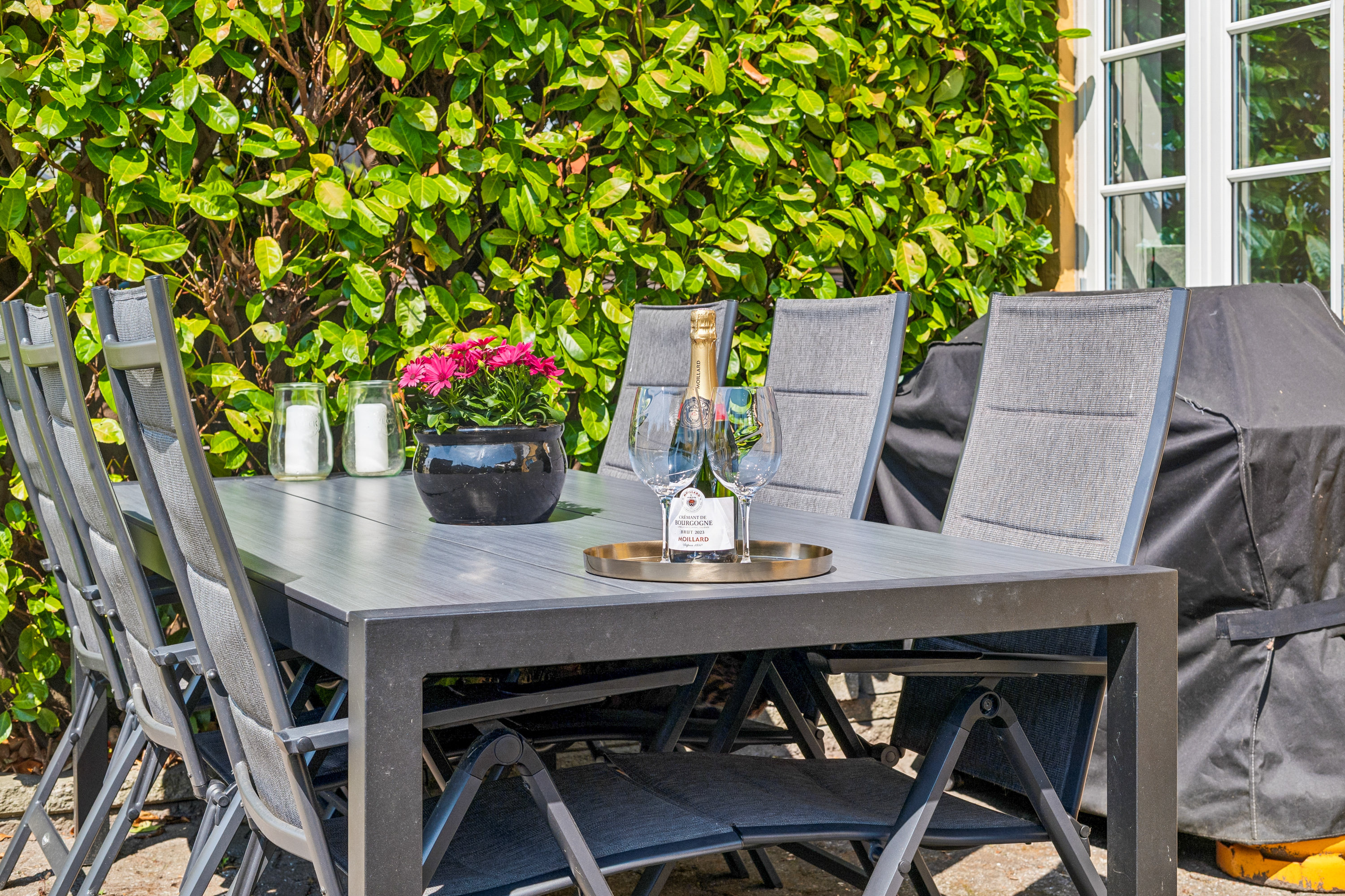 Fremhævet terrasse billede i fuldskærmstilstand. Billede af Hellebækvej 6B, 3000 Helsingør