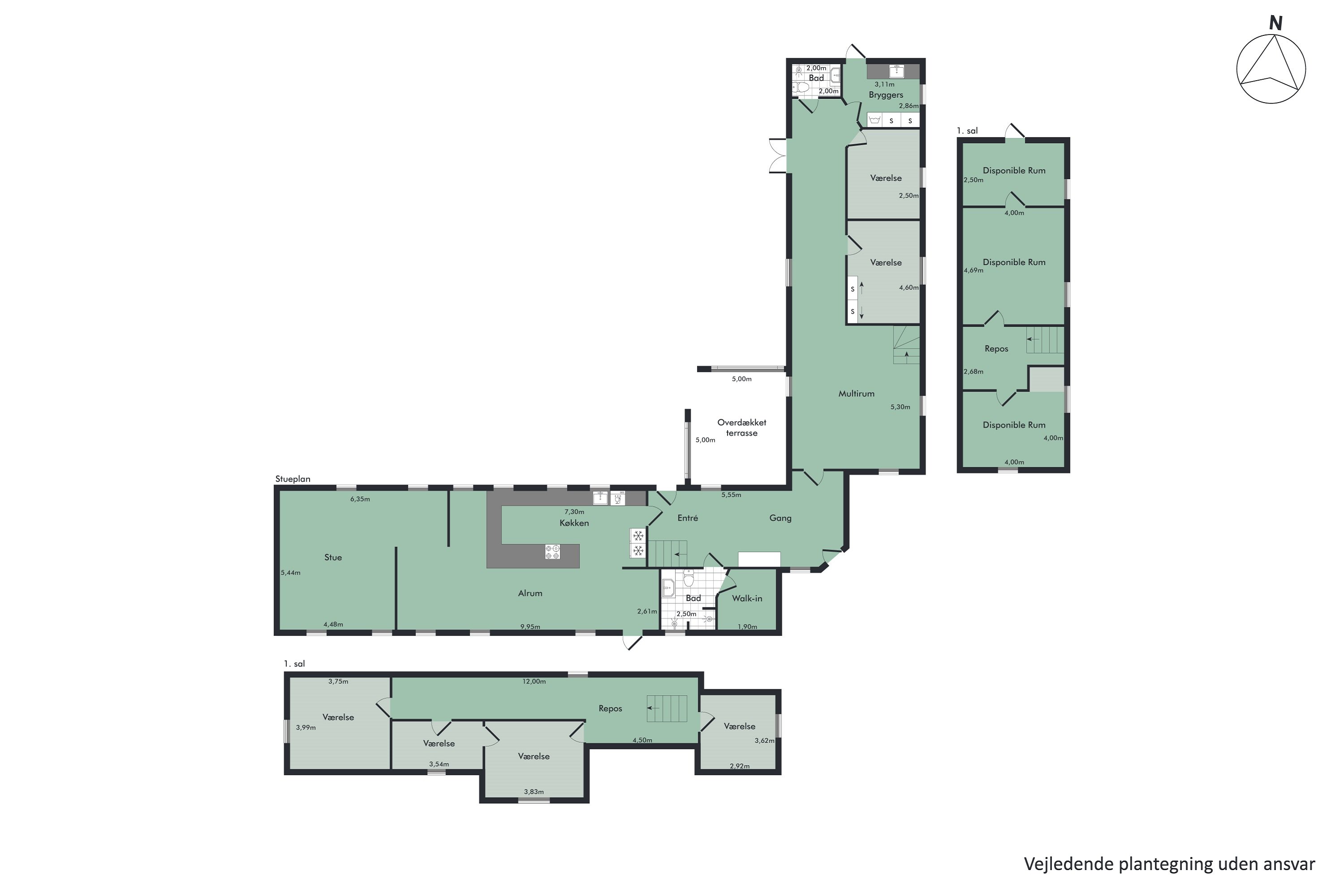 Plantegninger billede af Søndermarksvej 5, Stenild, 9500 Hobro