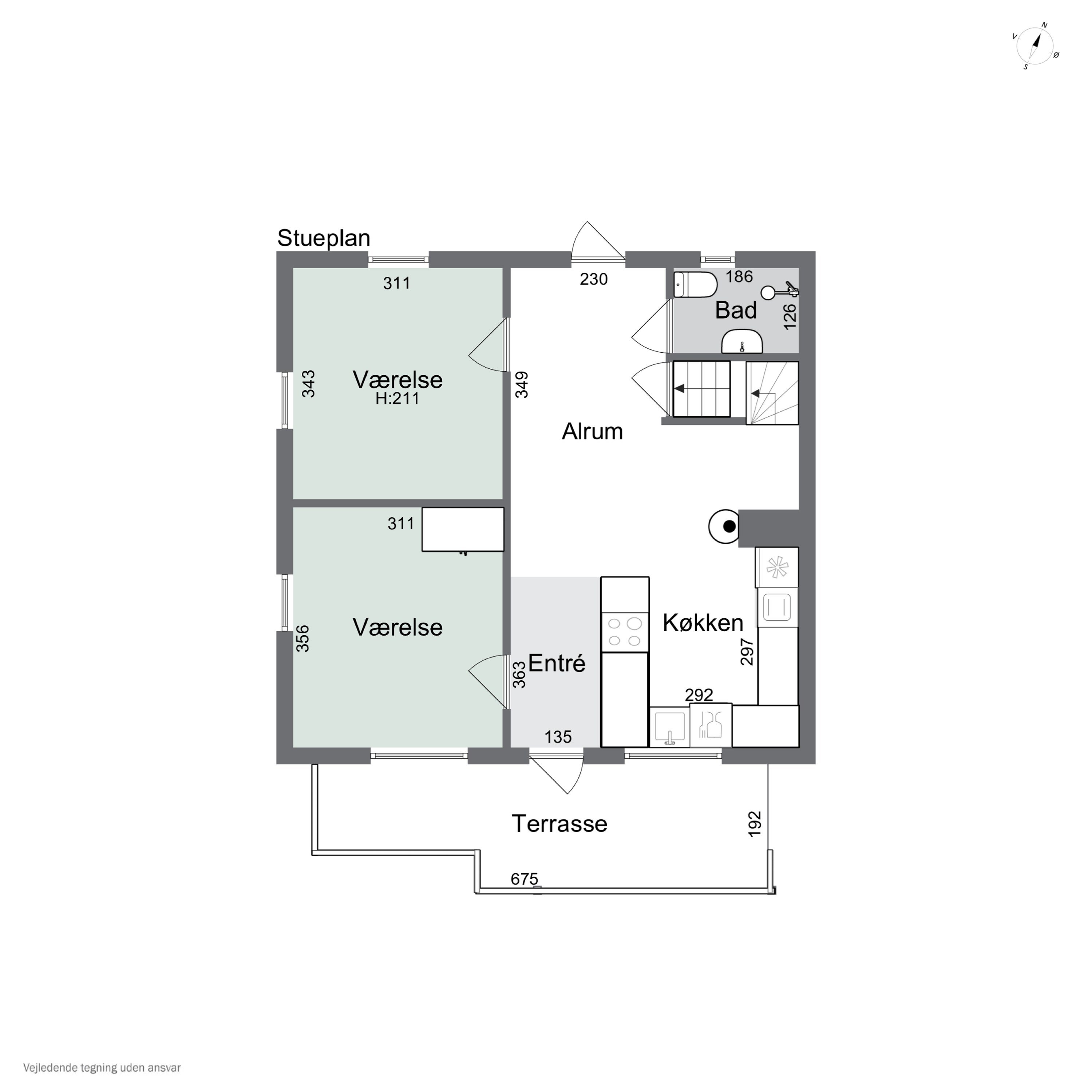 Plantegninger billede af Halsebyvej 45, Svenstrup, 4220 Korsør
