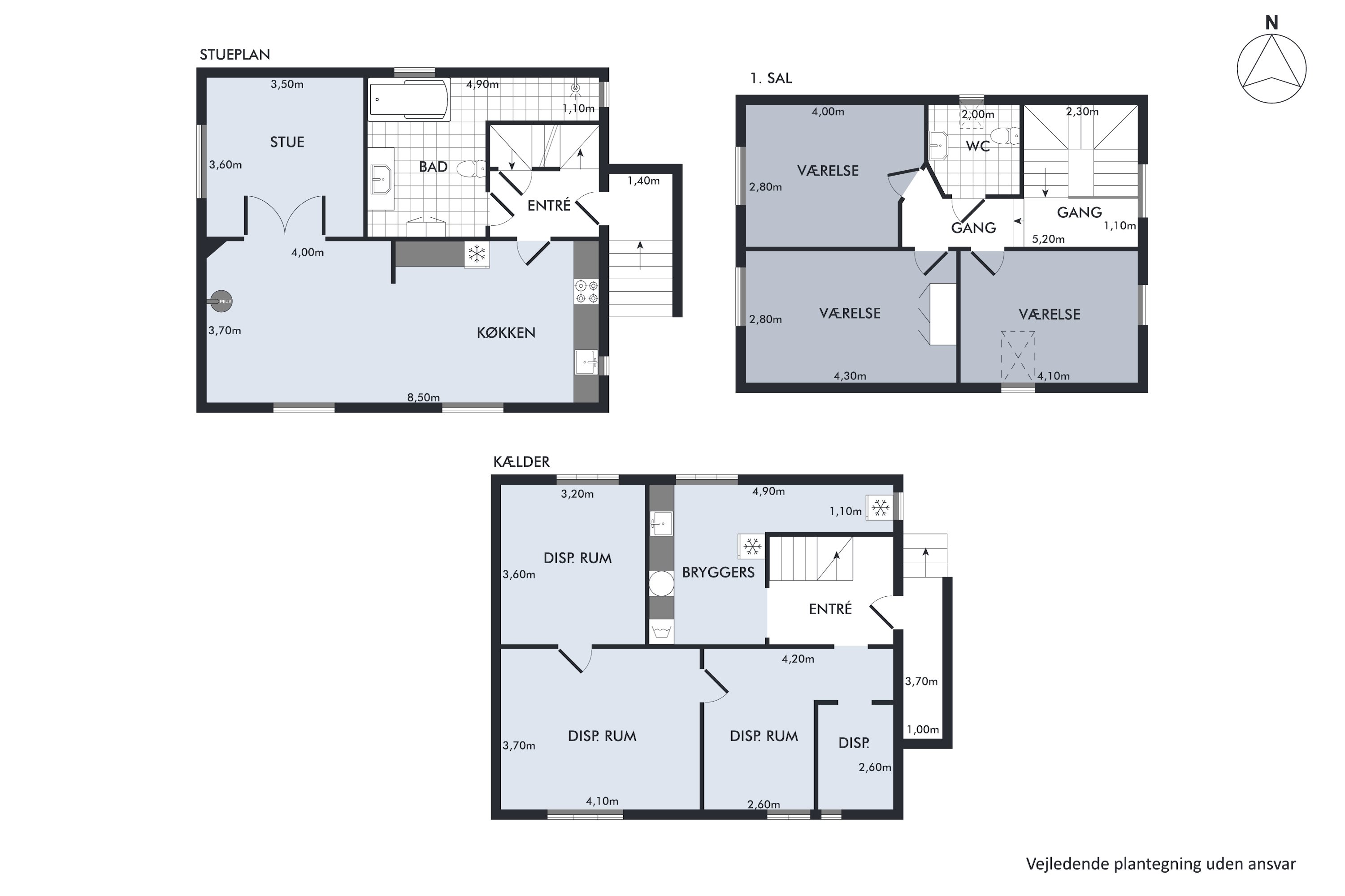 Plantegninger billede af Skolevej 17, Vester Sottrup, 6400 Sønderborg