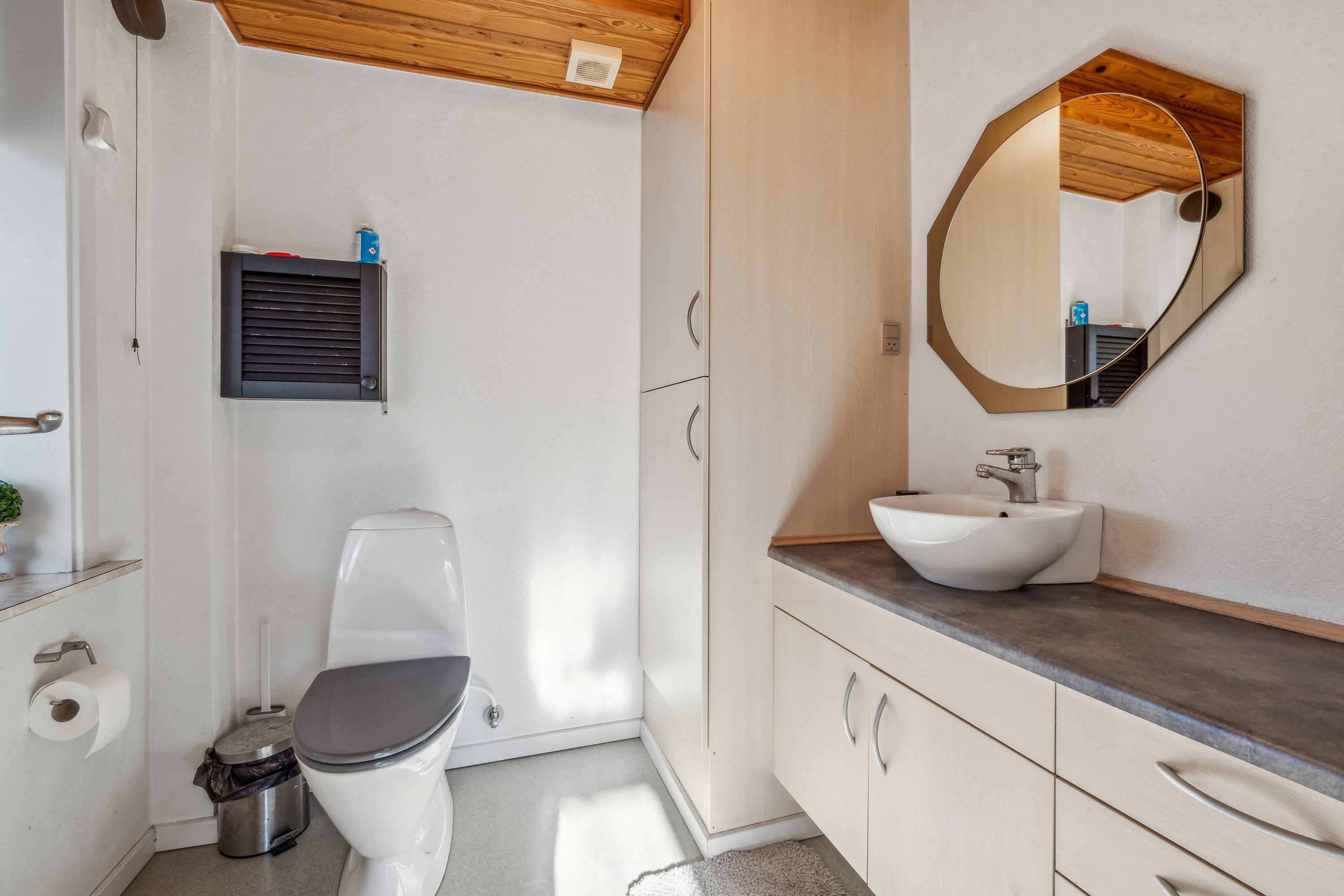 Fremhævet badeværelse billede i fuldskærmstilstand. Billede af Aalborgvej 195, 7742 Vesløs