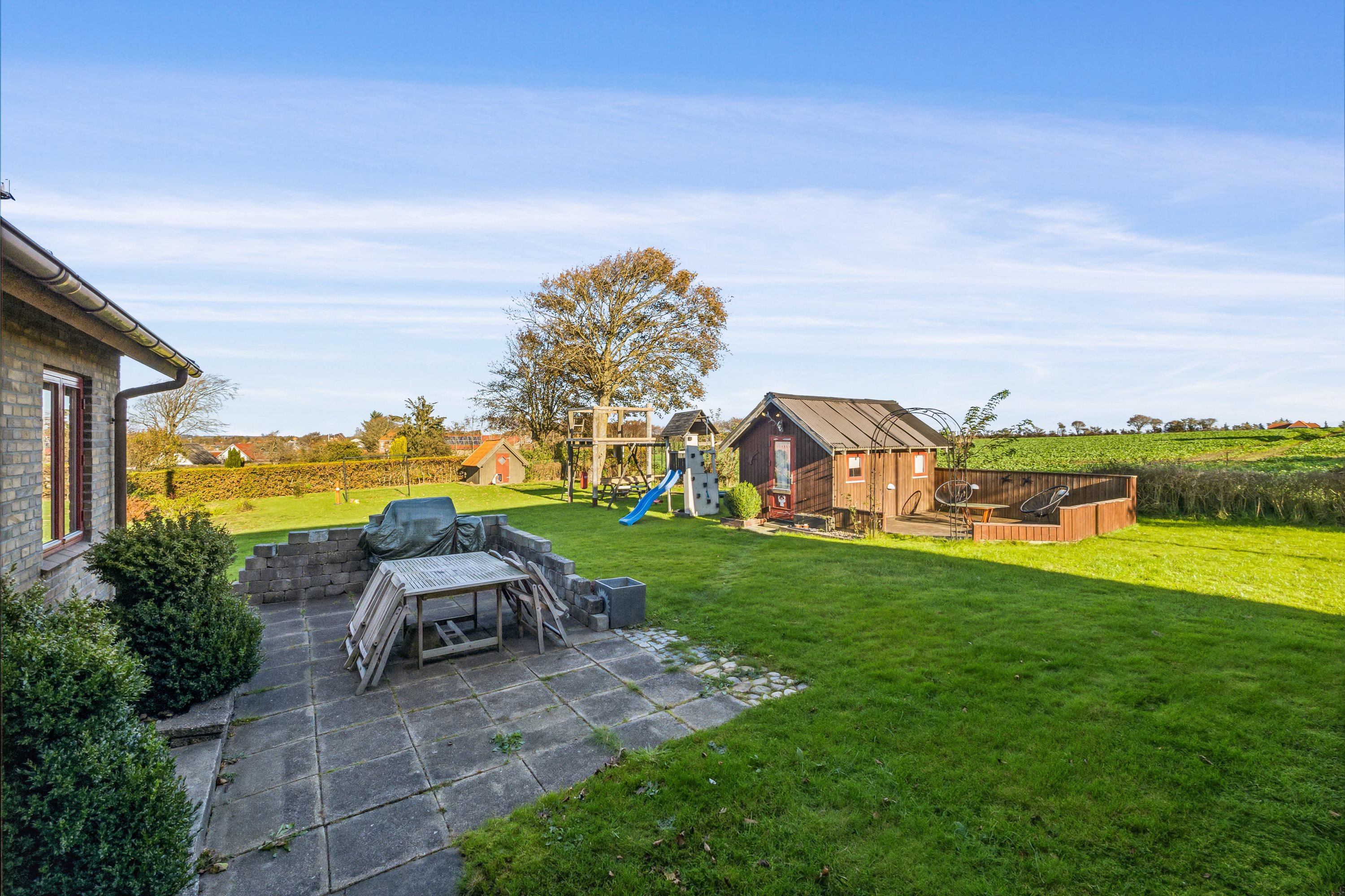 Fremhævet terrasse billede i fuldskærmstilstand. Billede af Aalborgvej 195, 7742 Vesløs