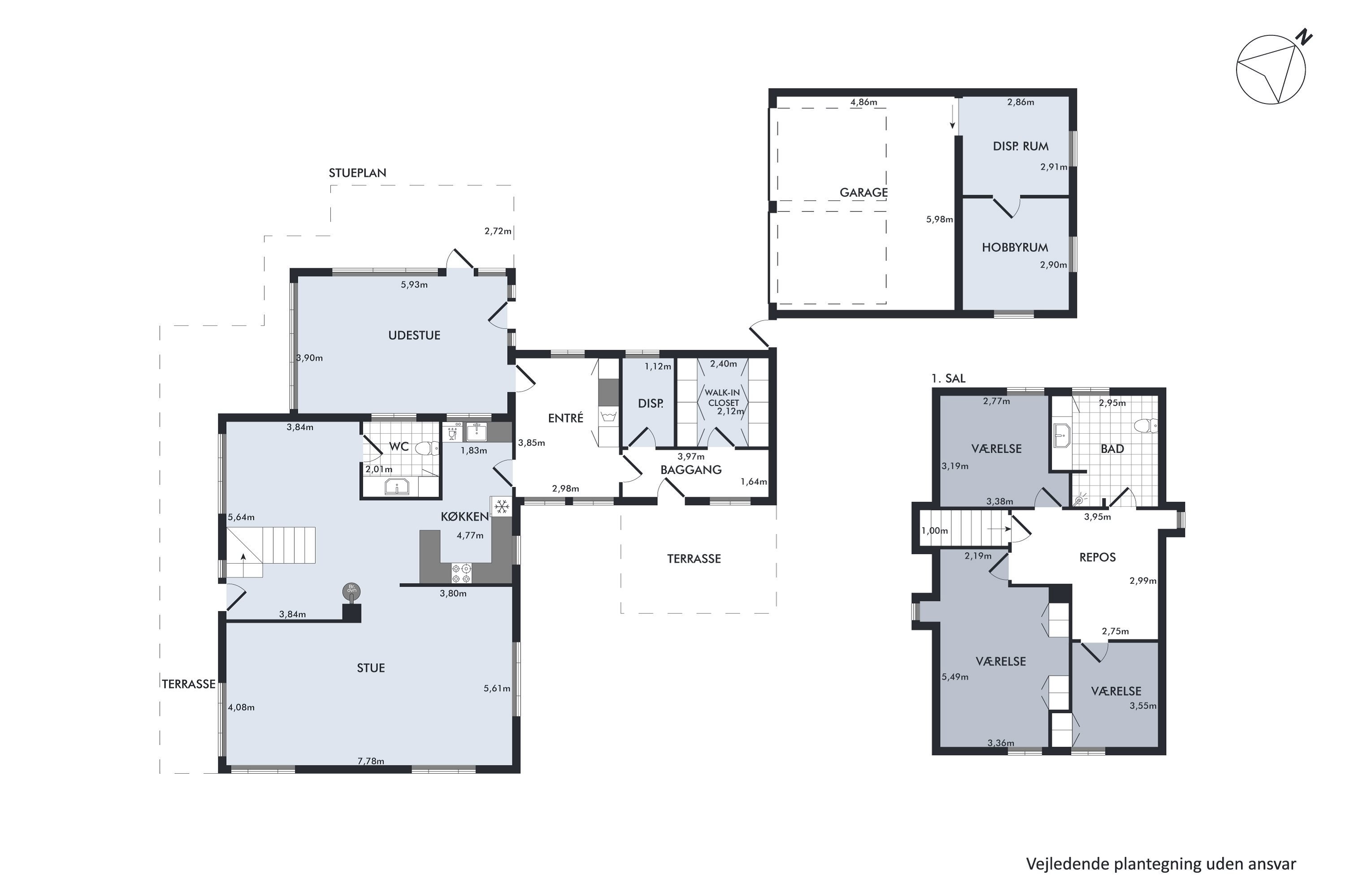 Plantegninger billede af Aalborgvej 195, 7742 Vesløs