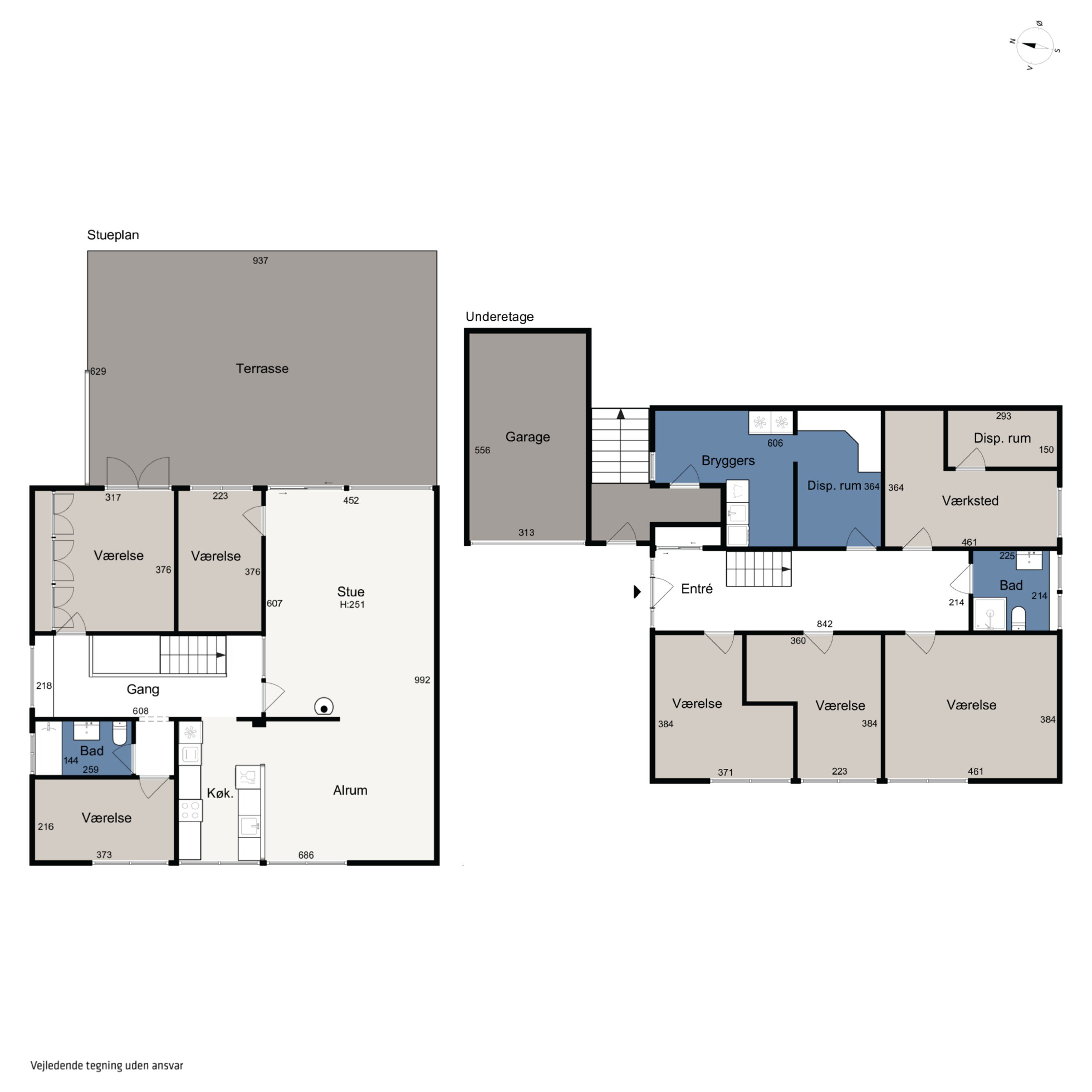 Plantegninger billede af Højgårdsvej 11, 8260 Viby J