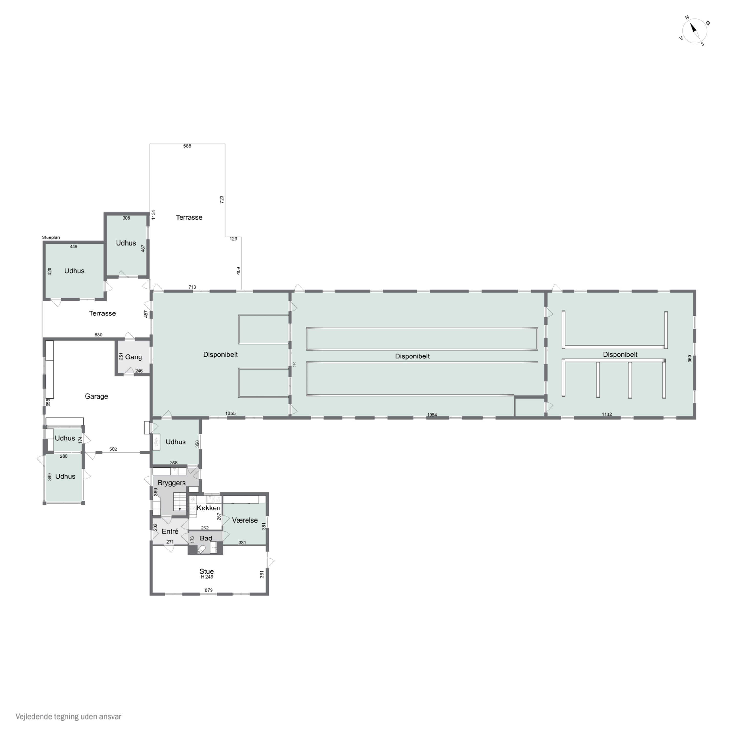 Plantegninger billede af Egensevej 32, Egense Mark, 5450 Otterup
