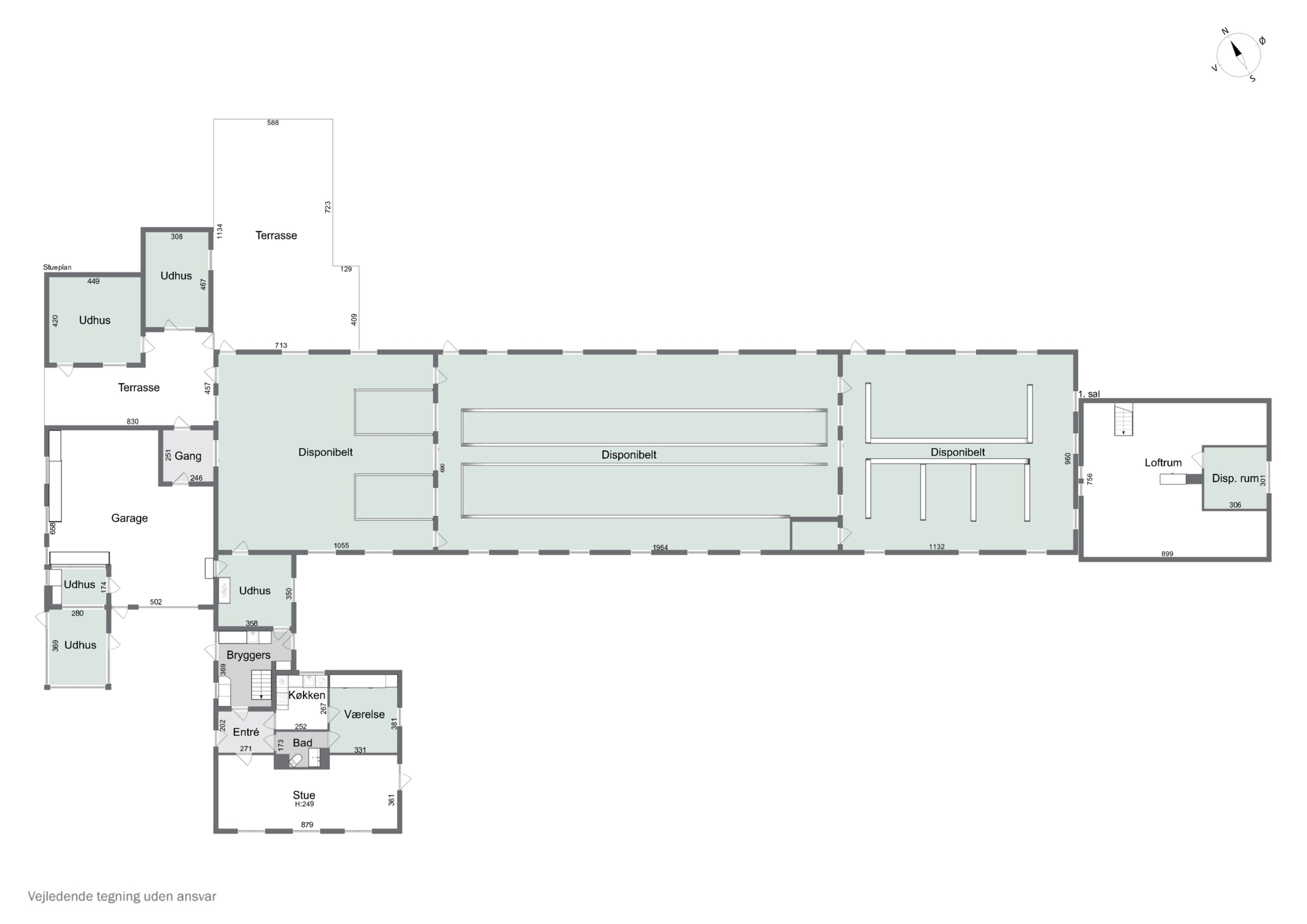 Plantegninger billede af Egensevej 32, Egense Mark, 5450 Otterup