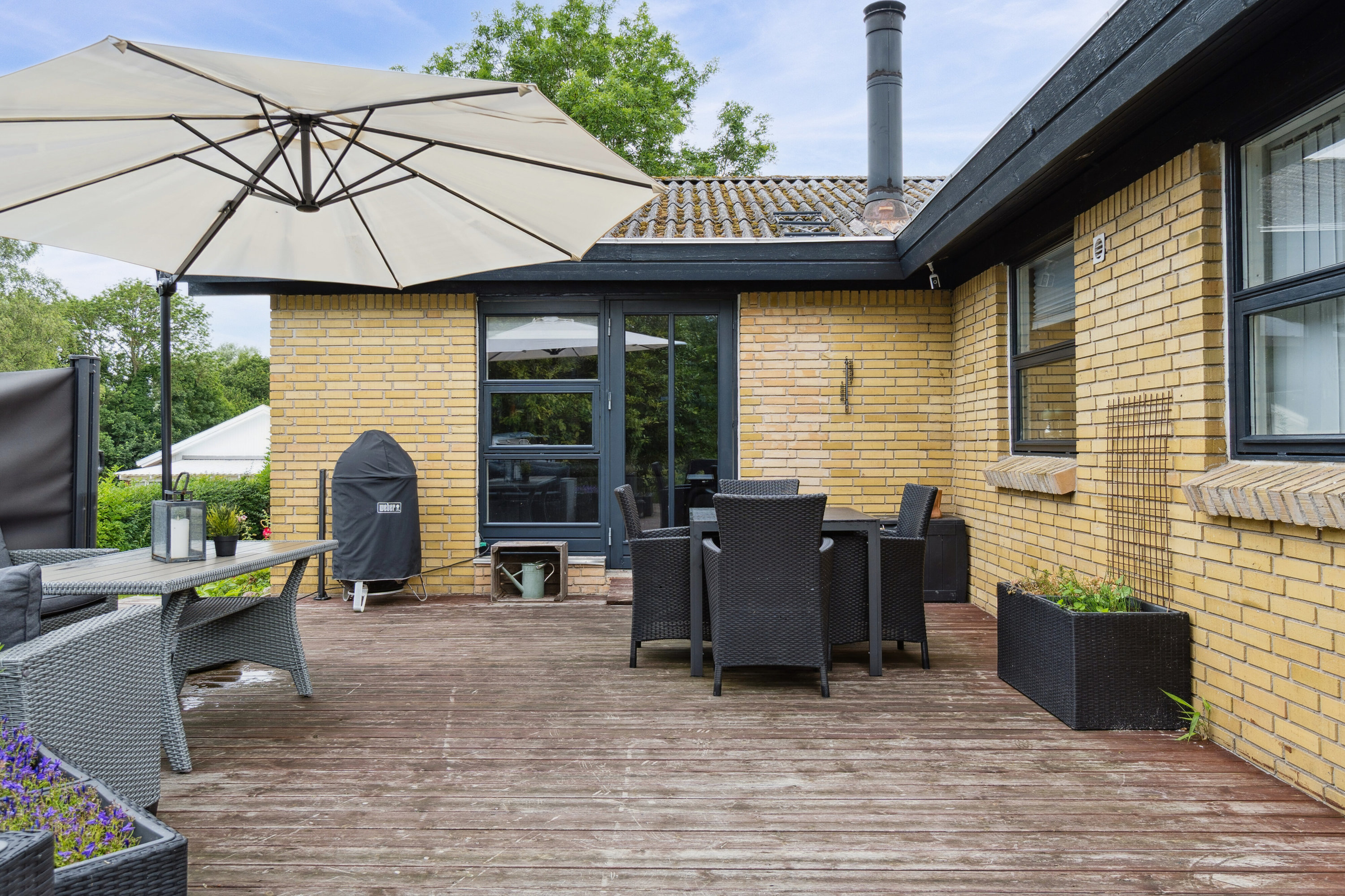 Fremhævet terrasse billede i fuldskærmstilstand. Billede af Smedevangen 3, 4243 Rude