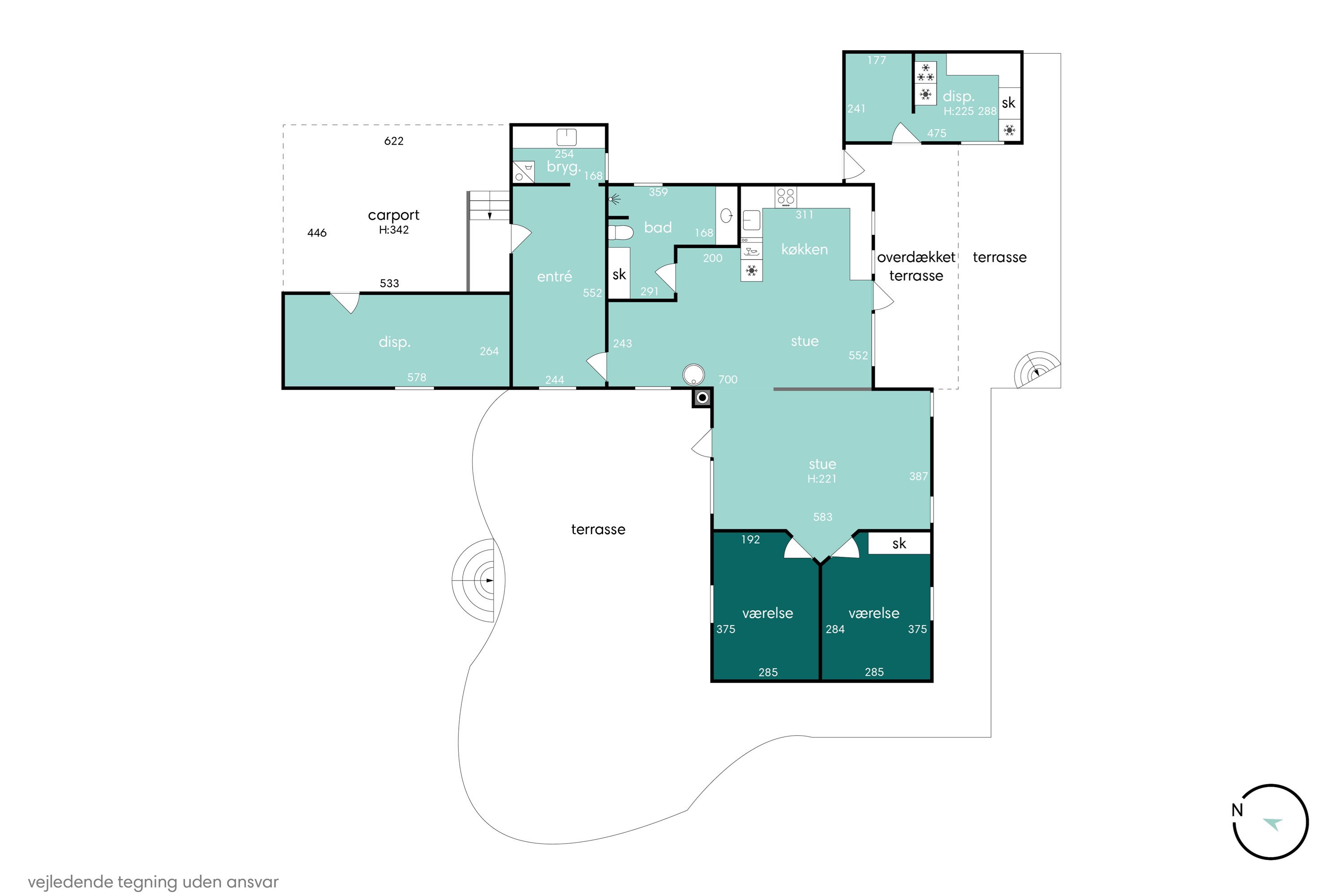 Plantegninger billede af Skjoldsvej 17, Hønsinge L, 4560 Vig