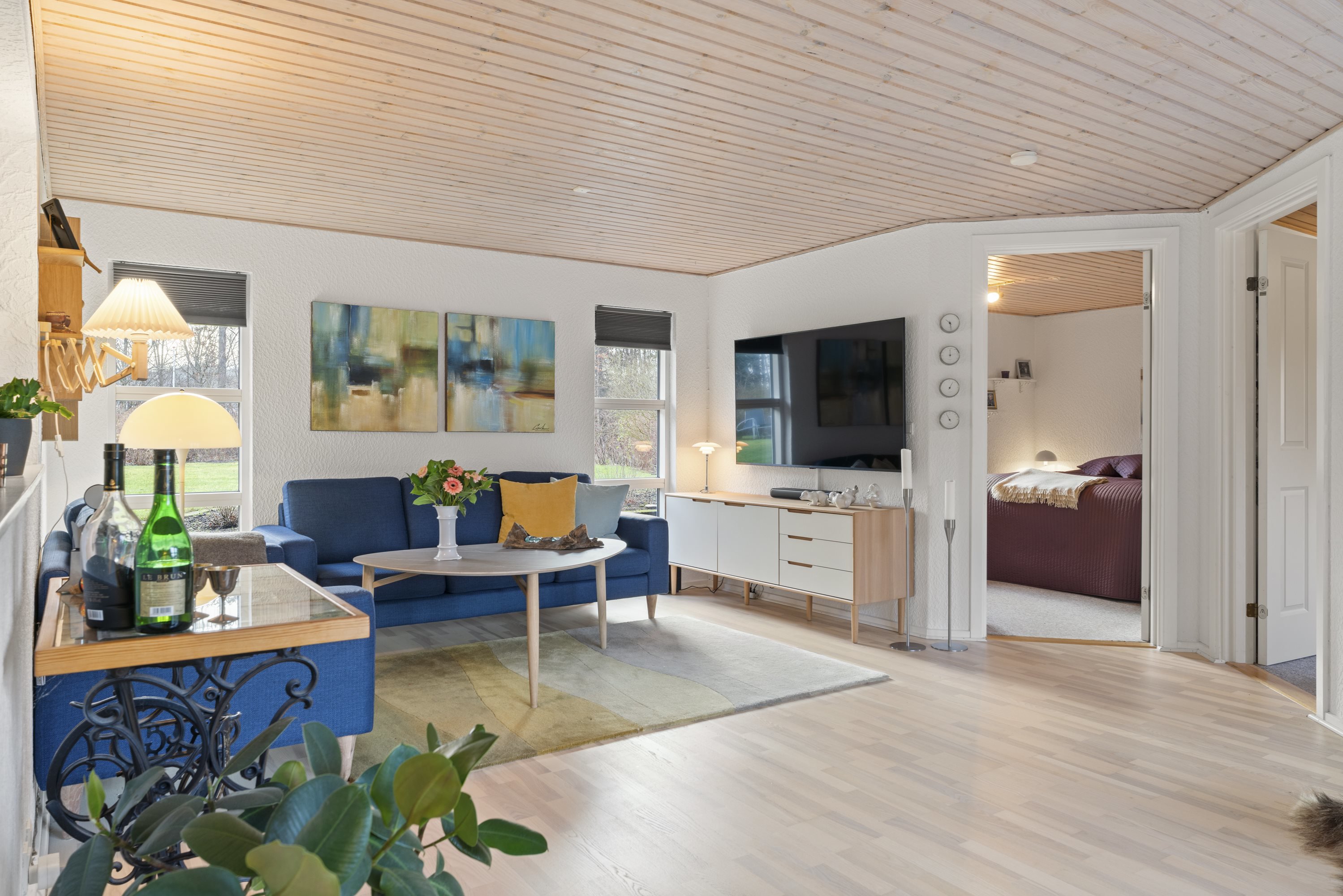 Fremhævet stue billede i fuldskærmstilstand. Billede af Skjoldsvej 17, Hønsinge L, 4560 Vig