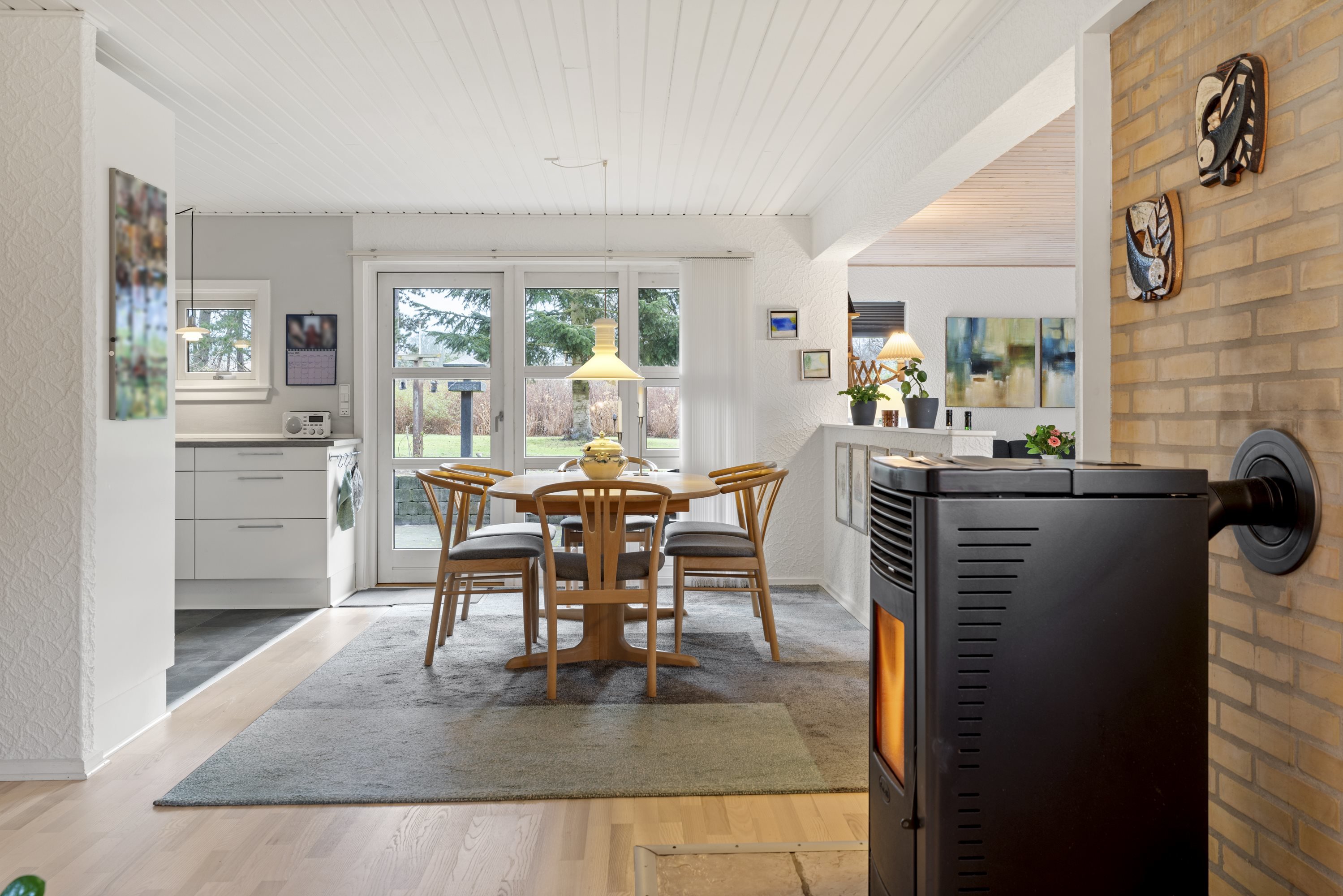 Fremhævet køkken-alrum billede i fuldskærmstilstand. Billede af Skjoldsvej 17, Hønsinge L, 4560 Vig