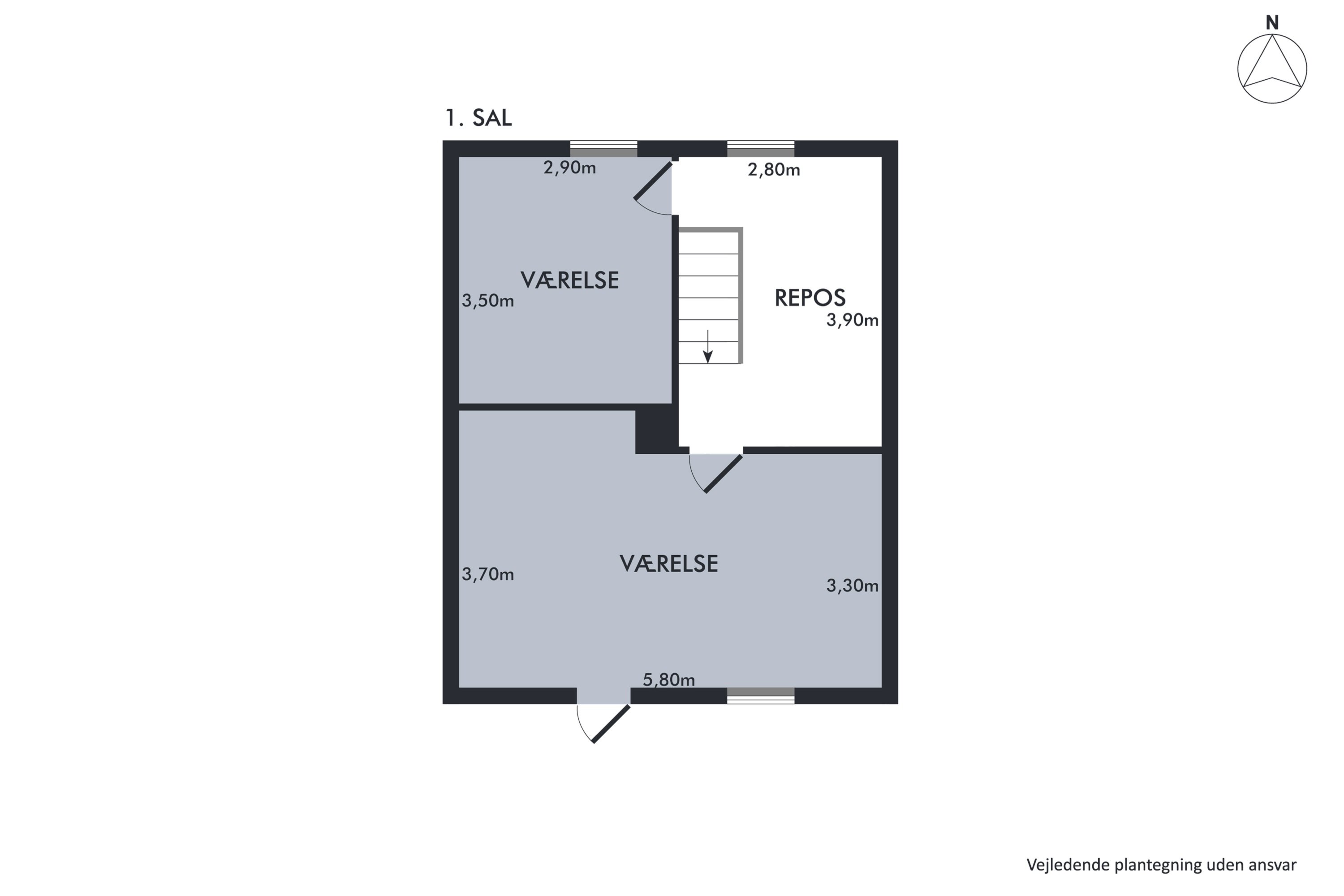Plantegninger billede af Bjergstedvej 15, 4460 Snertinge