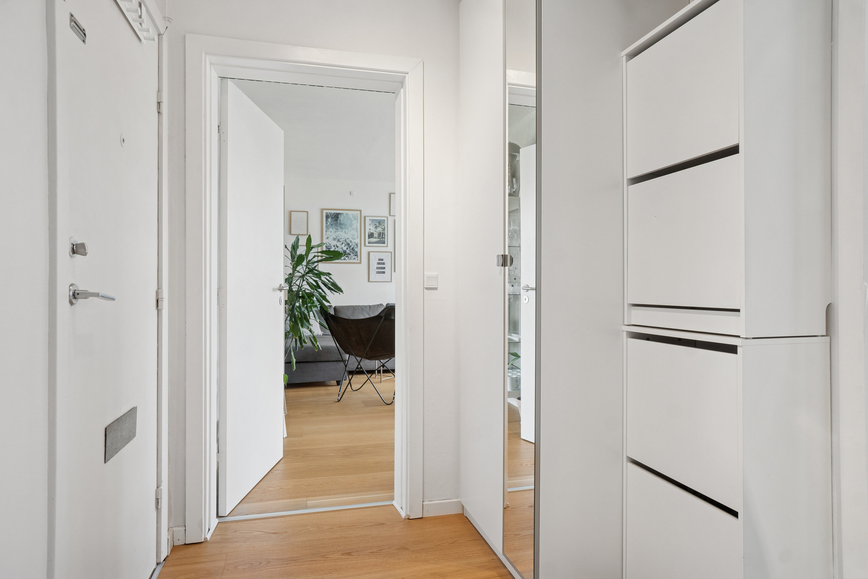 Fremhævet entré billede i fuldskærmstilstand. Billede af Grøndalsvej 44, 1. th., 8260 Viby J