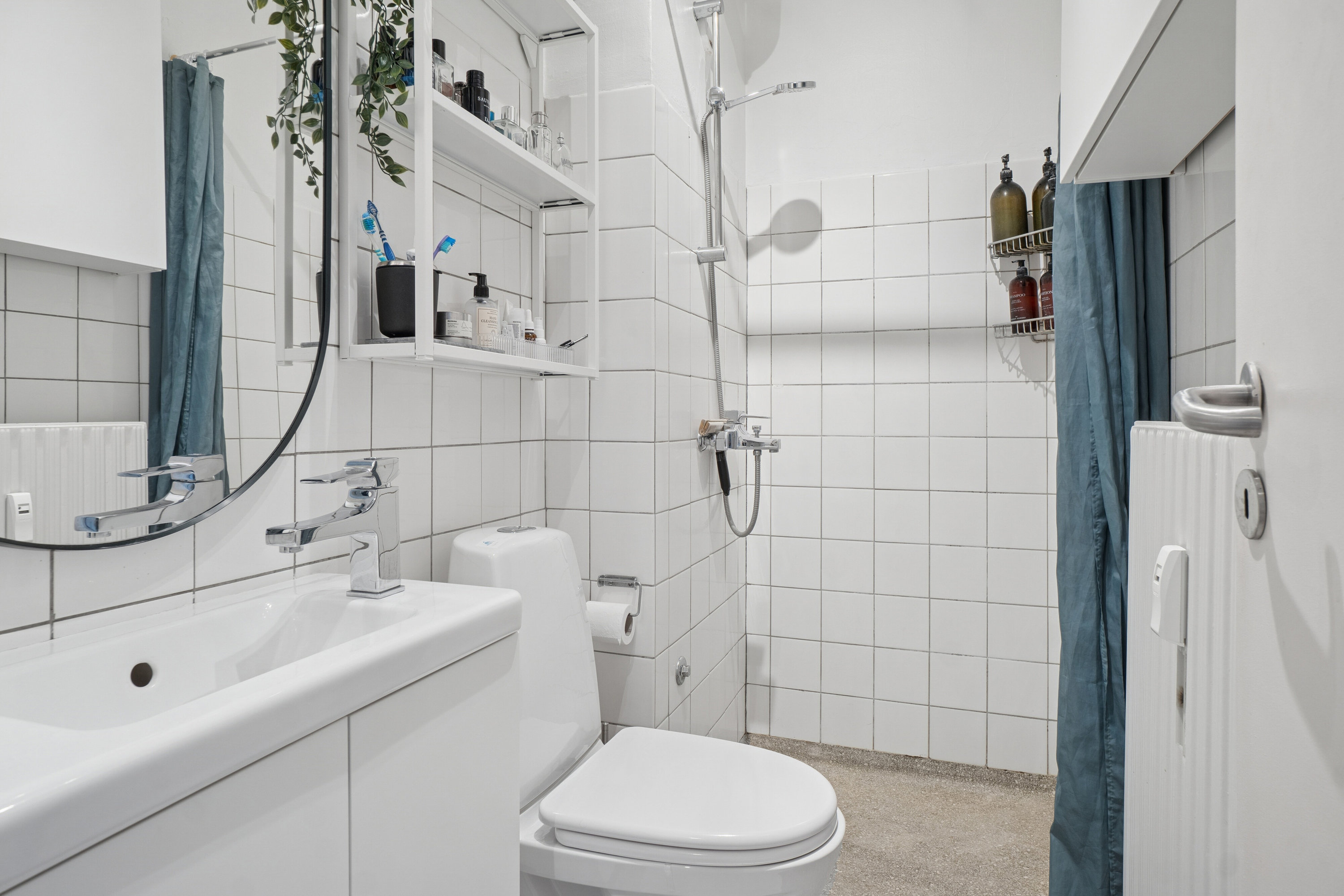 Fremhævet badeværelse billede i fuldskærmstilstand. Billede af Grøndalsvej 44, 1. th., 8260 Viby J