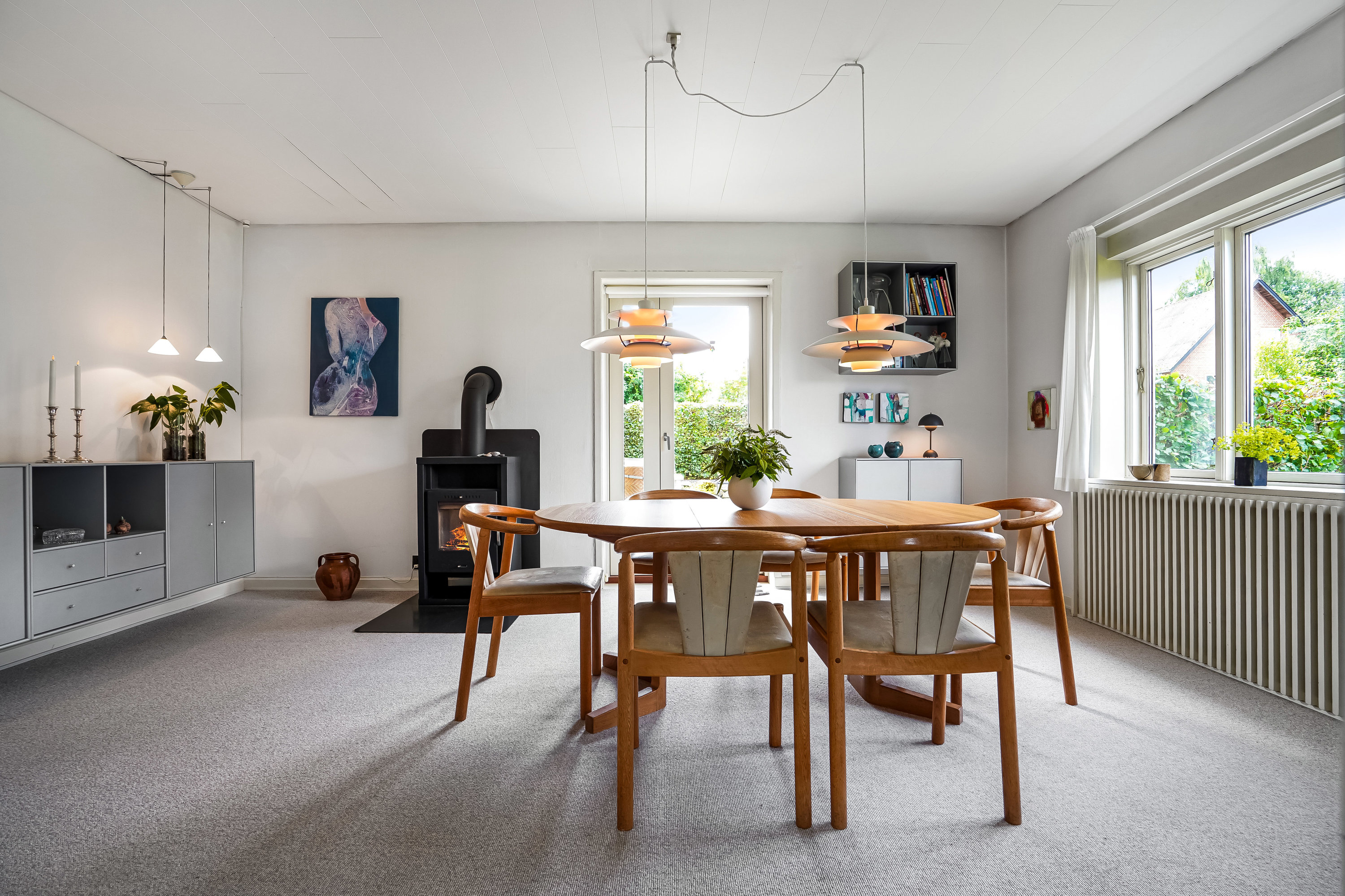 Fremhævet stue billede i fuldskærmstilstand. Billede af Skolegade 5, 7171 Uldum