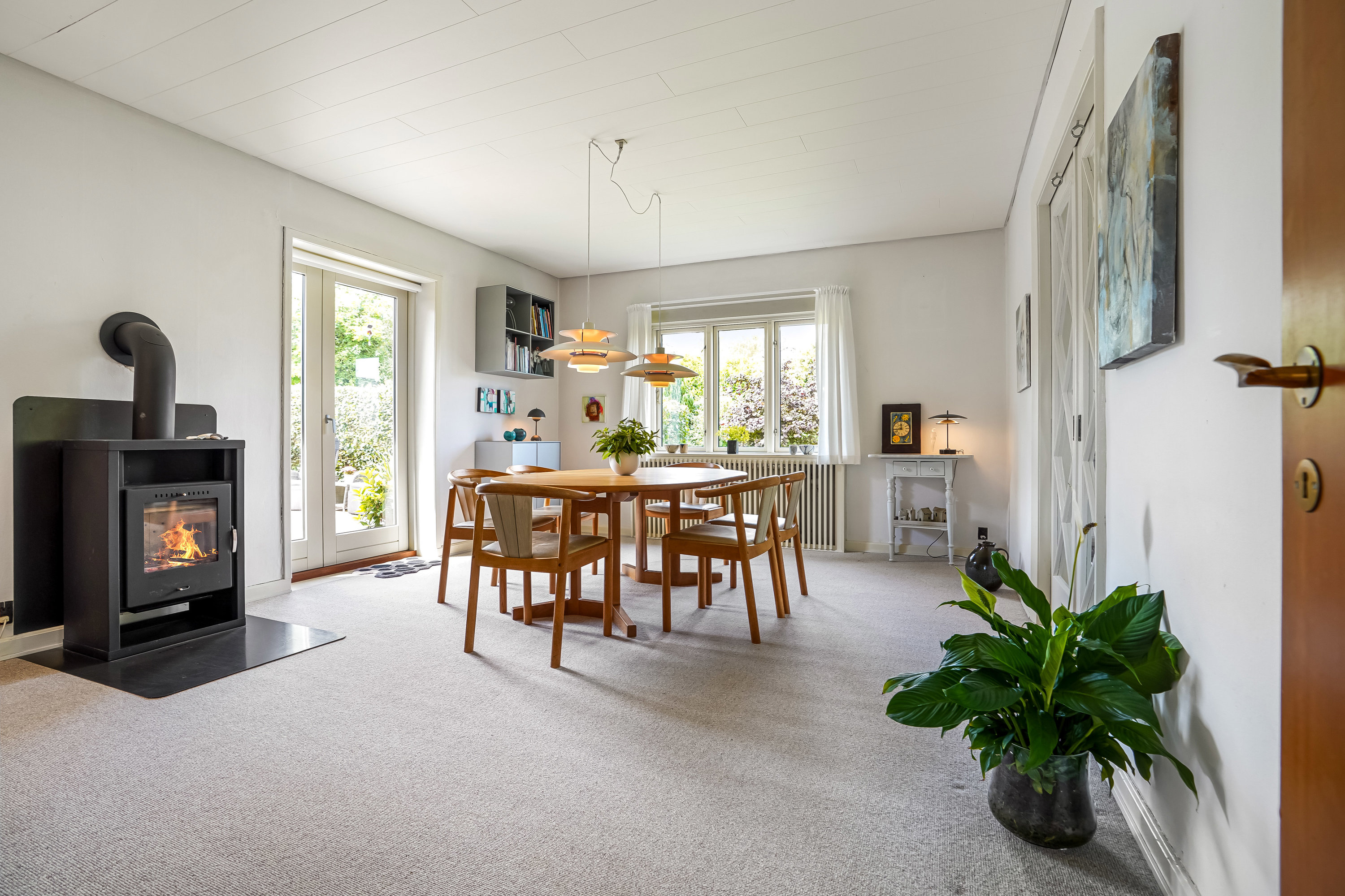 Fremhævet stue billede i fuldskærmstilstand. Billede af Skolegade 5, 7171 Uldum