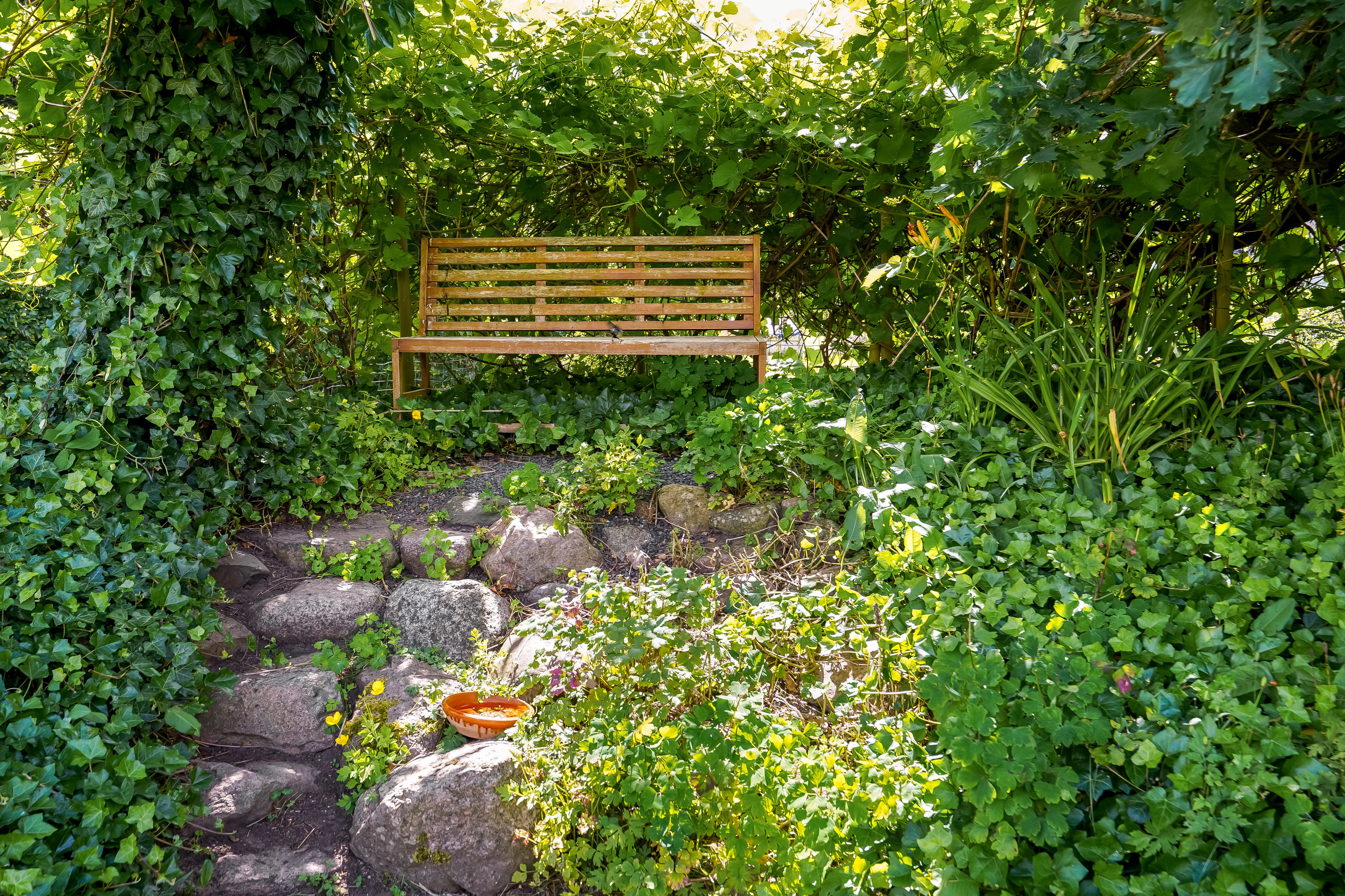 Fremhævet terrasse billede i fuldskærmstilstand. Billede af Skolegade 5, 7171 Uldum