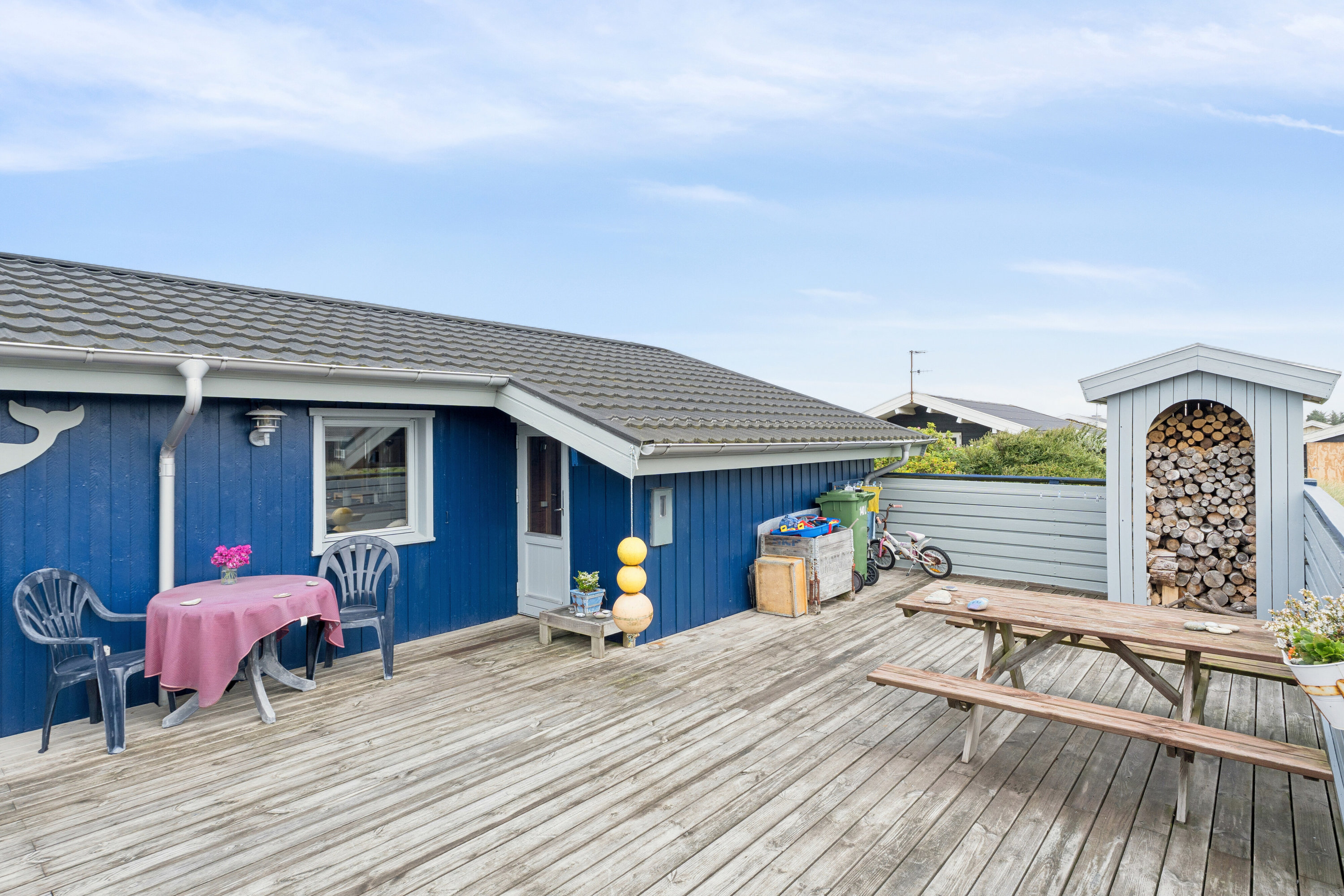 Fremhævet terrasse billede i fuldskærmstilstand. Billede af Store Knuds Vej 16, Vorupør, 7700 Thisted