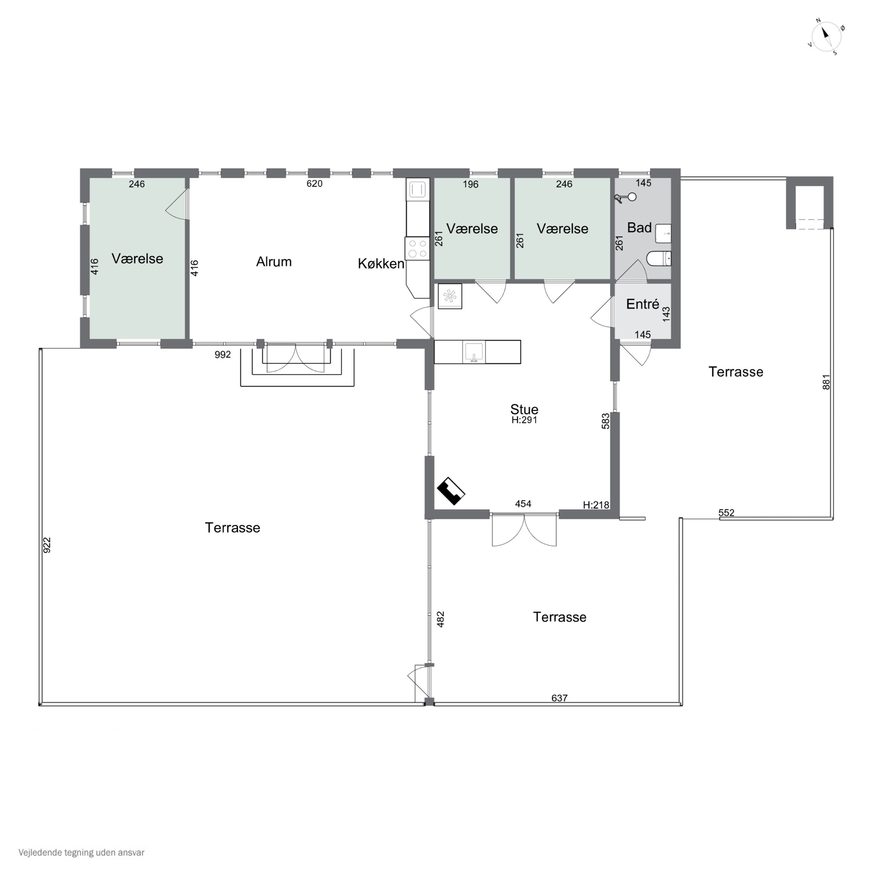 Plantegninger billede af Store Knuds Vej 16, Vorupør, 7700 Thisted