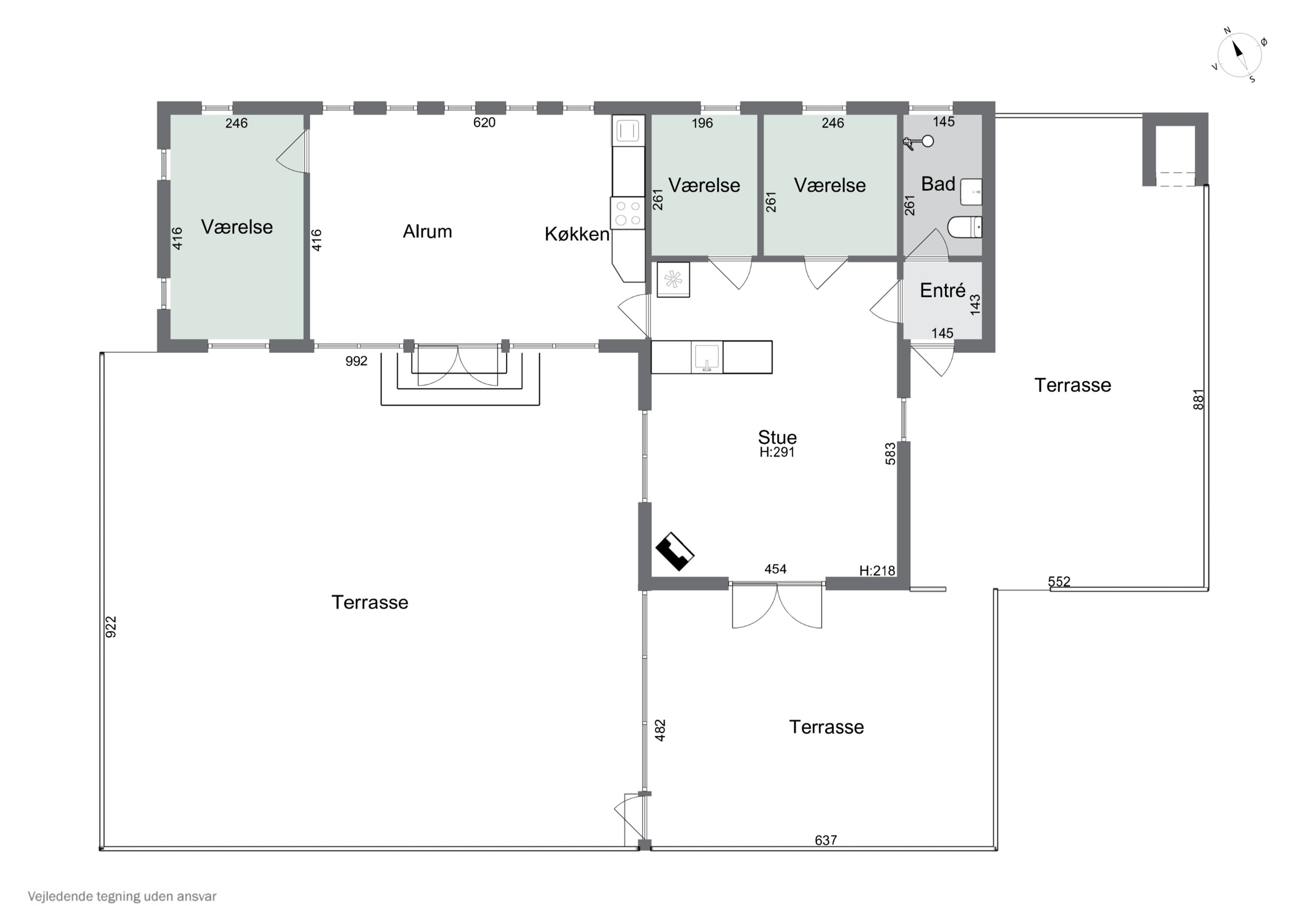 Plantegninger billede af Store Knuds Vej 16, Vorupør, 7700 Thisted