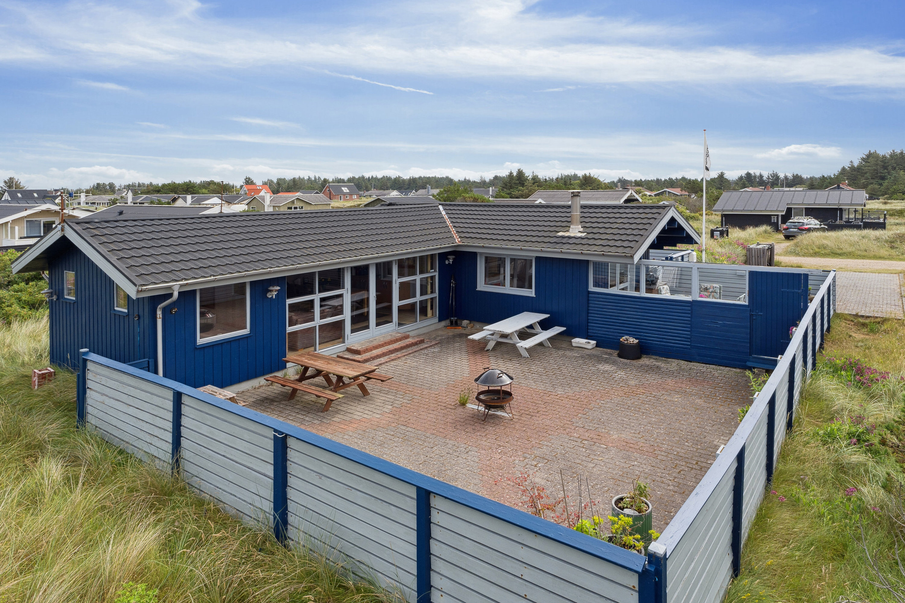 Miniaturebillede 1: set fra haven. Billede af Store Knuds Vej 16, Vorupør, 7700 Thisted