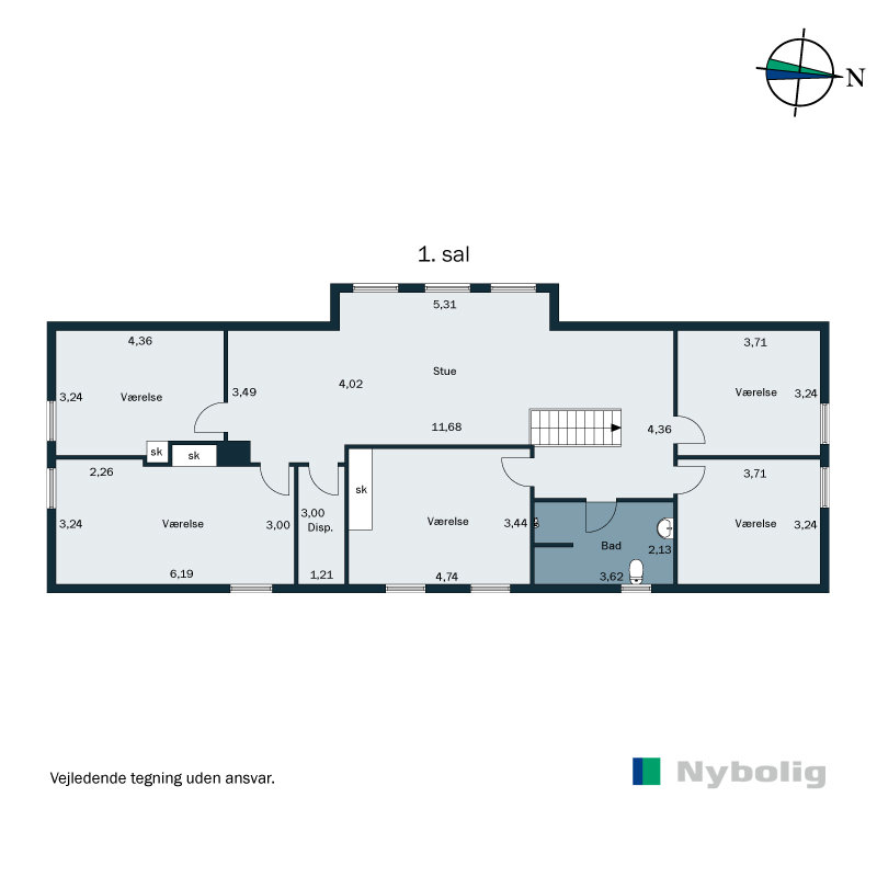 Plantegninger billede af Hoptrup Hovedgade 131, Hoptrup, 6100 Haderslev