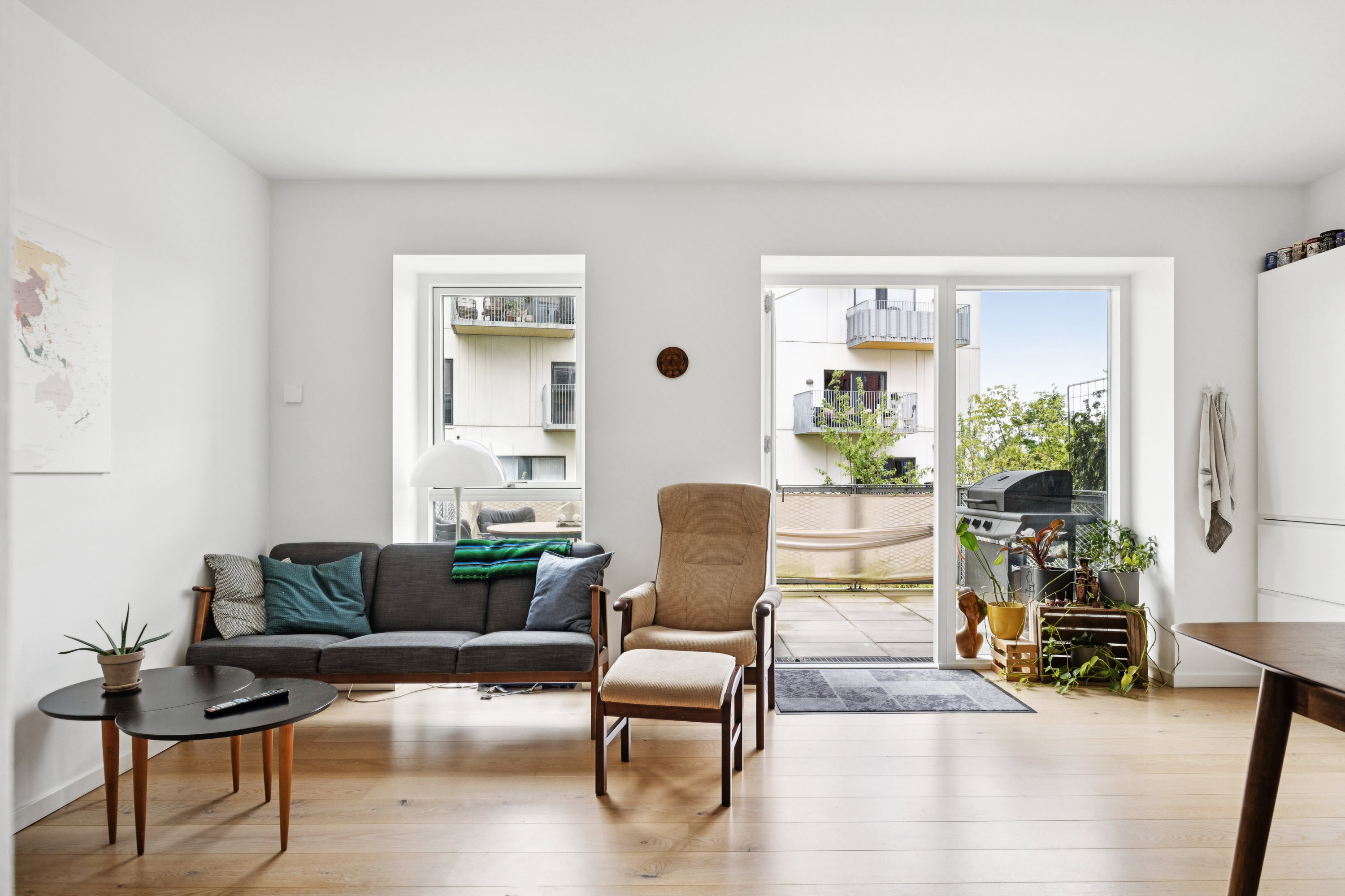 Fremhævet stue billede i fuldskærmstilstand. Billede af Søndre Badevej 4H, st.. th., 4600 Køge