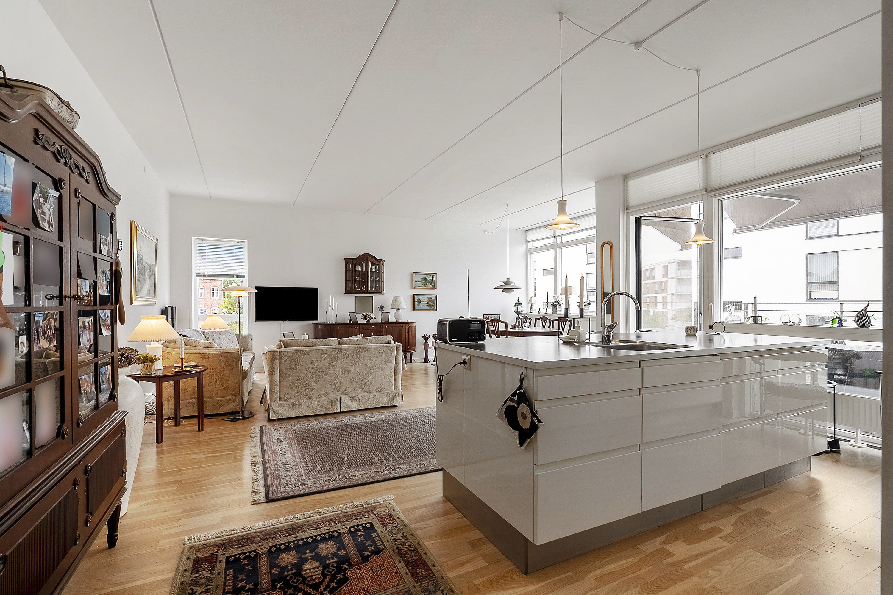 Fremhævet køkken billede i fuldskærmstilstand. Billede af Godsbanegade 7, 1. mf., 8700 Horsens