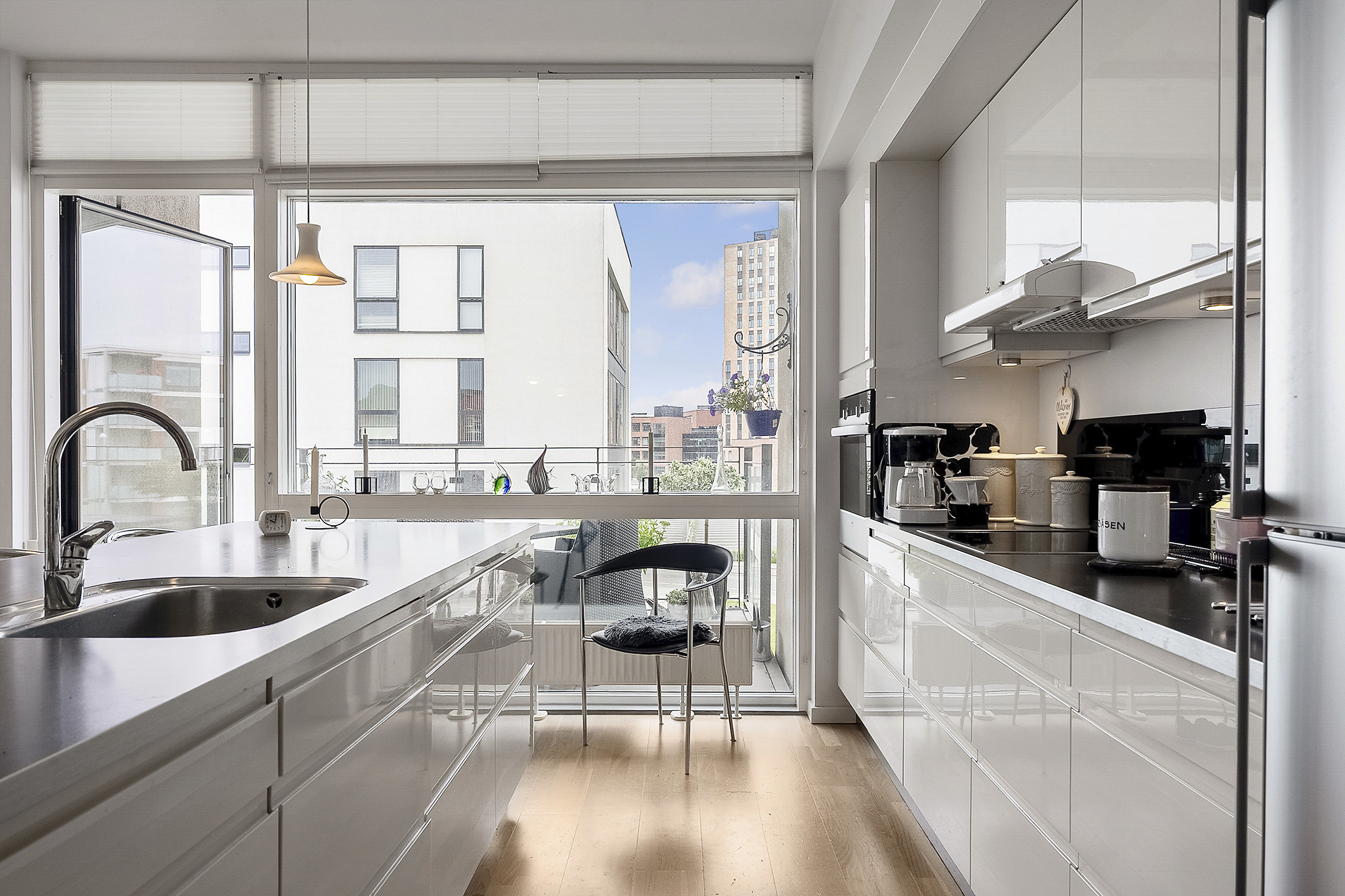 Fremhævet køkken billede i fuldskærmstilstand. Billede af Godsbanegade 7, 1. mf., 8700 Horsens