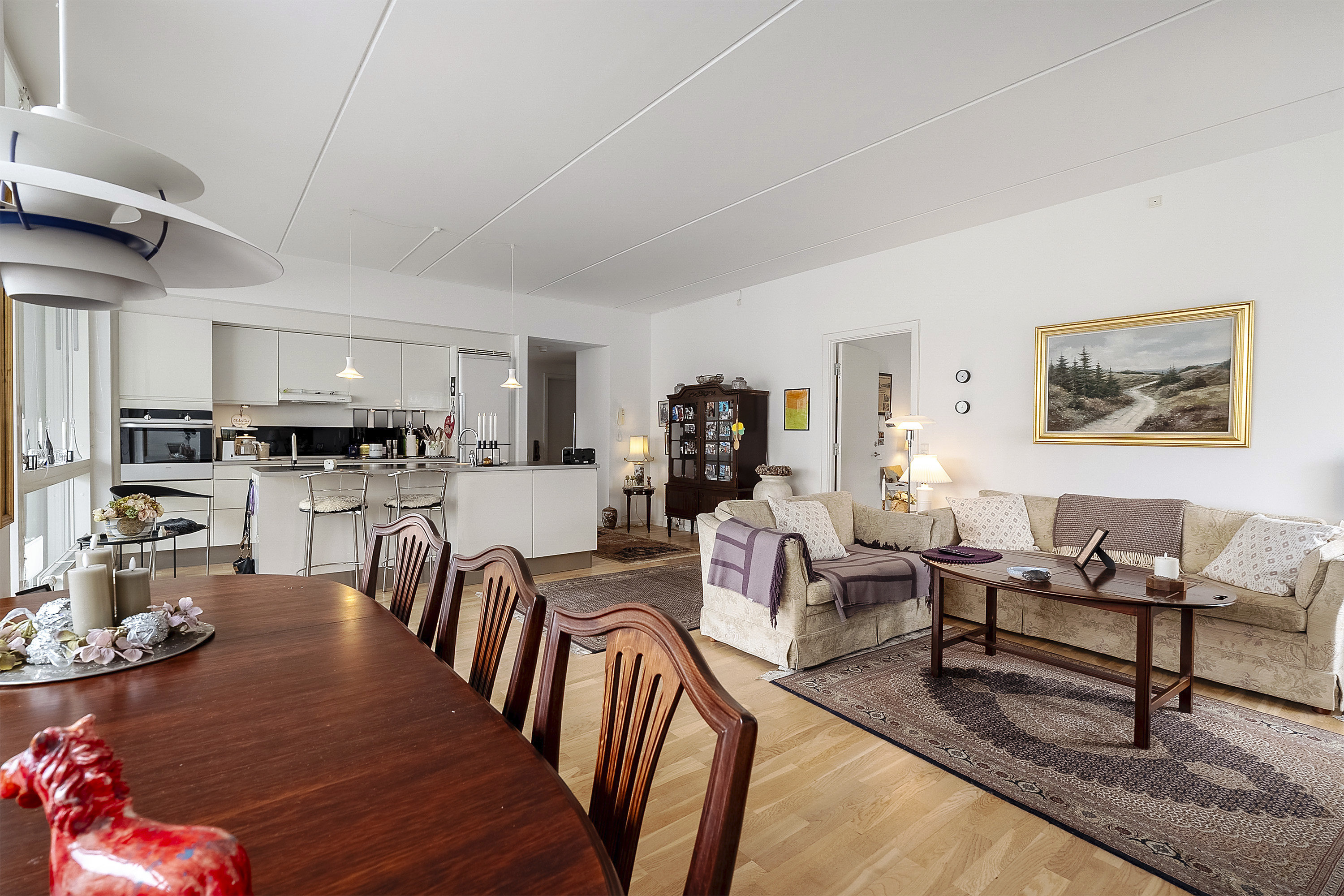 Fremhævet spisestue billede i fuldskærmstilstand. Billede af Godsbanegade 7, 1. mf., 8700 Horsens