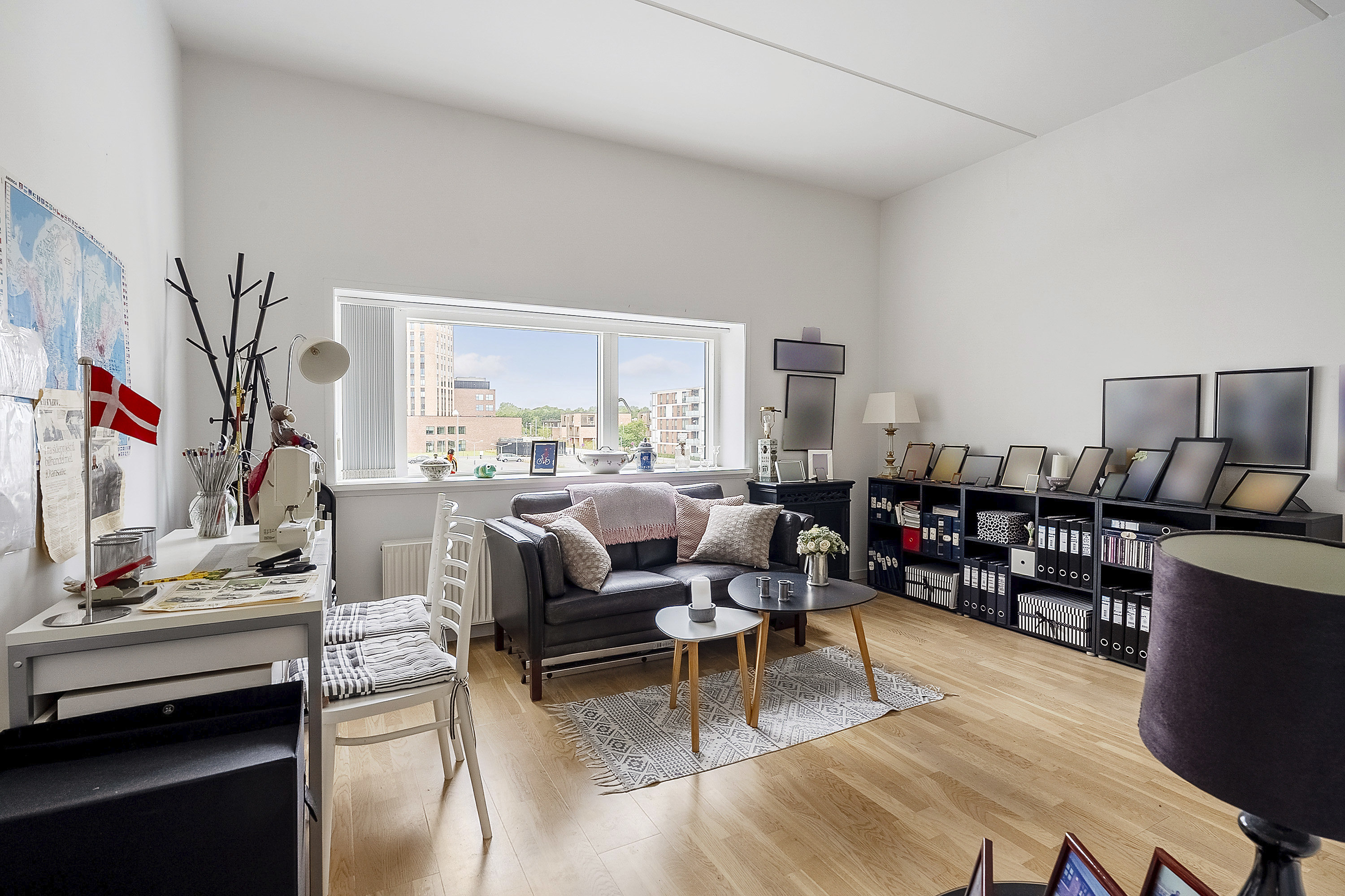 Fremhævet stue billede i fuldskærmstilstand. Billede af Godsbanegade 7, 1. mf., 8700 Horsens