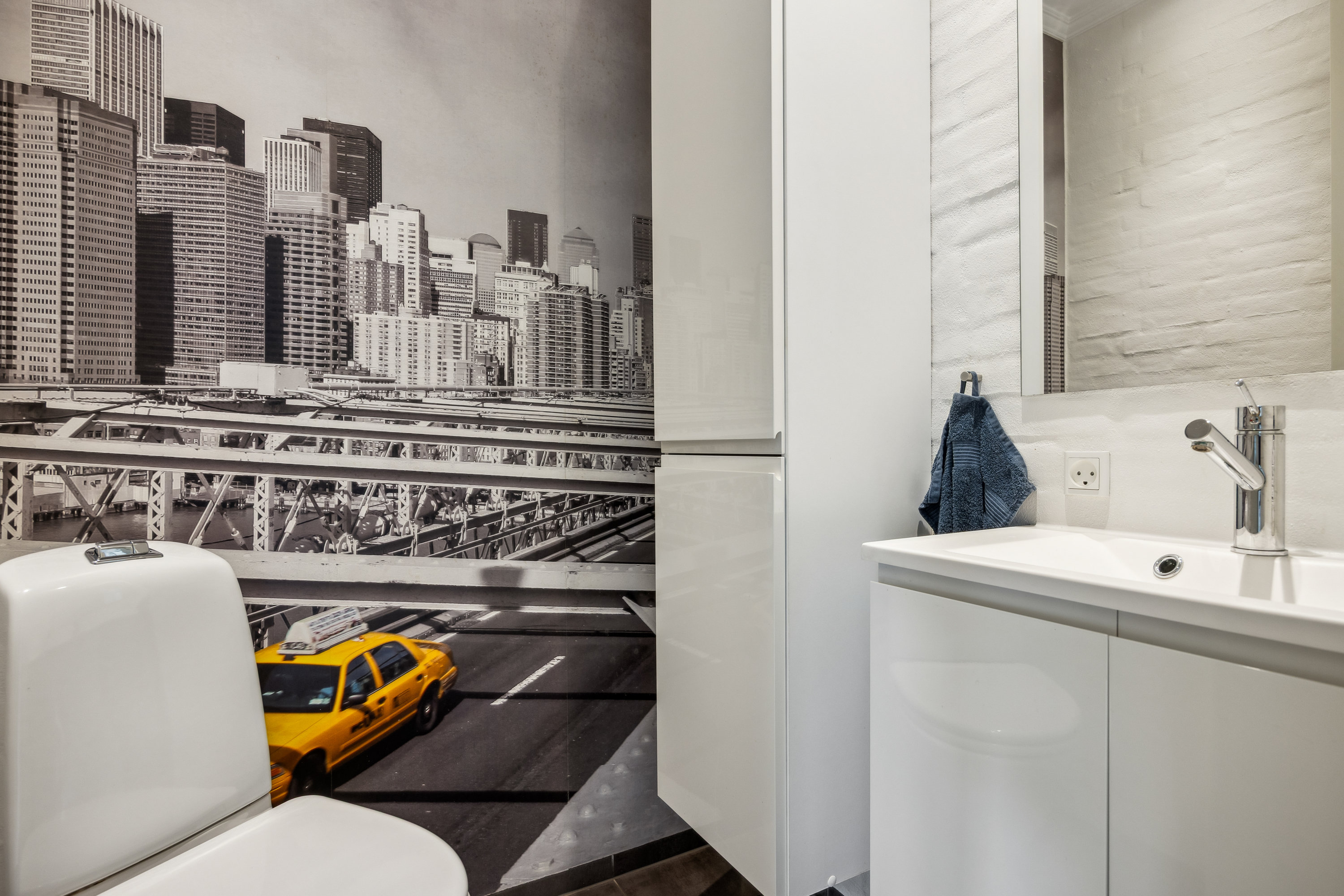 Fremhævet badeværelse billede i fuldskærmstilstand. Billede af Tylstrupvej 28, Ravnstrup, 9320 Hjallerup