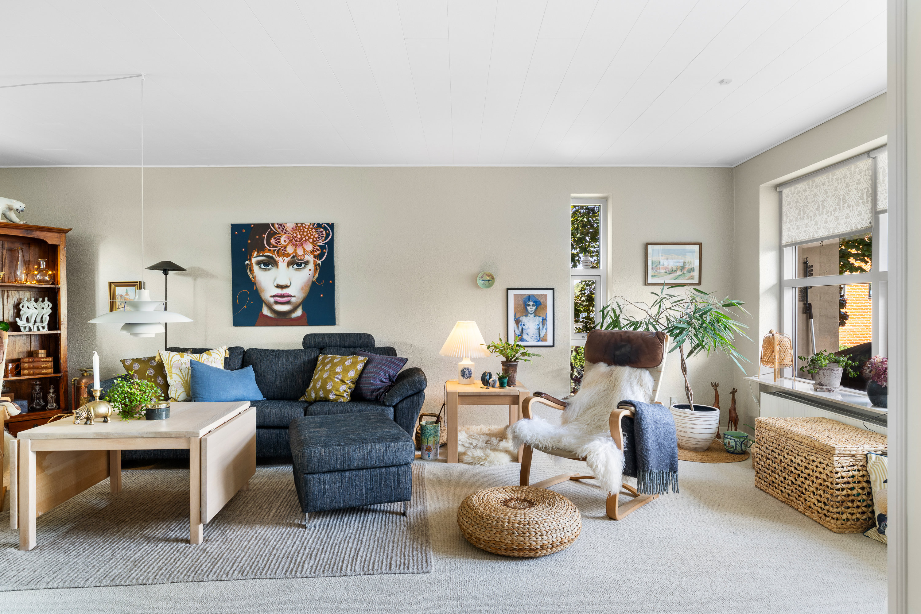 Fremhævet stue billede i fuldskærmstilstand. Billede af Tygsbjergvej 3, Horne, 5600 Faaborg