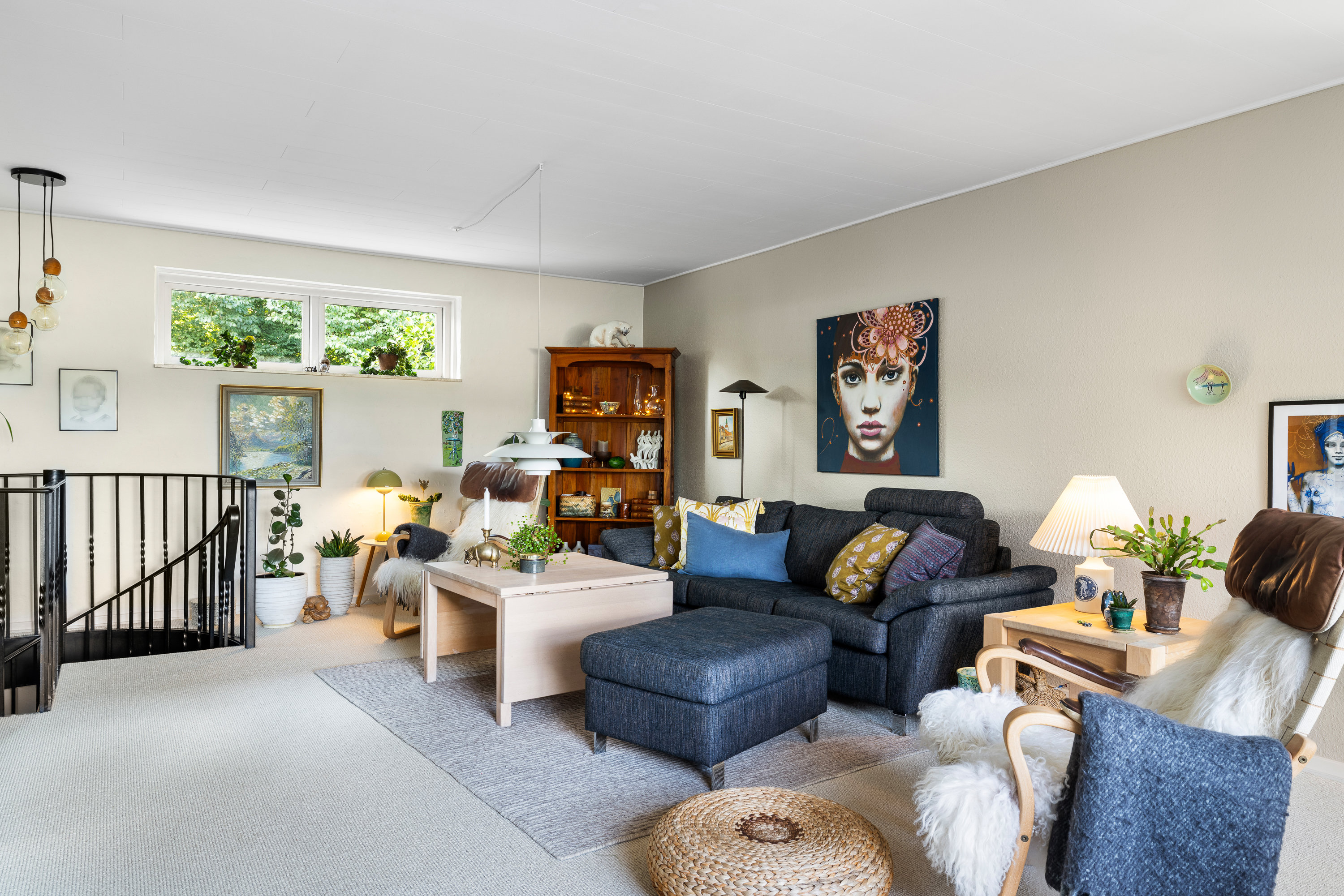 Fremhævet stue billede i fuldskærmstilstand. Billede af Tygsbjergvej 3, Horne, 5600 Faaborg