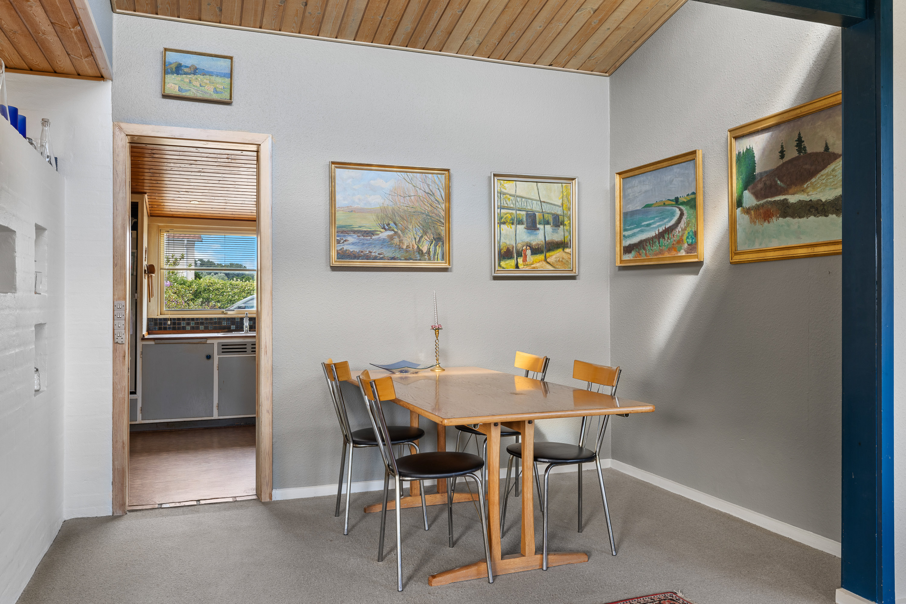 Fremhævet stue billede i fuldskærmstilstand. Billede af Brevikvej 9, 5600 Faaborg