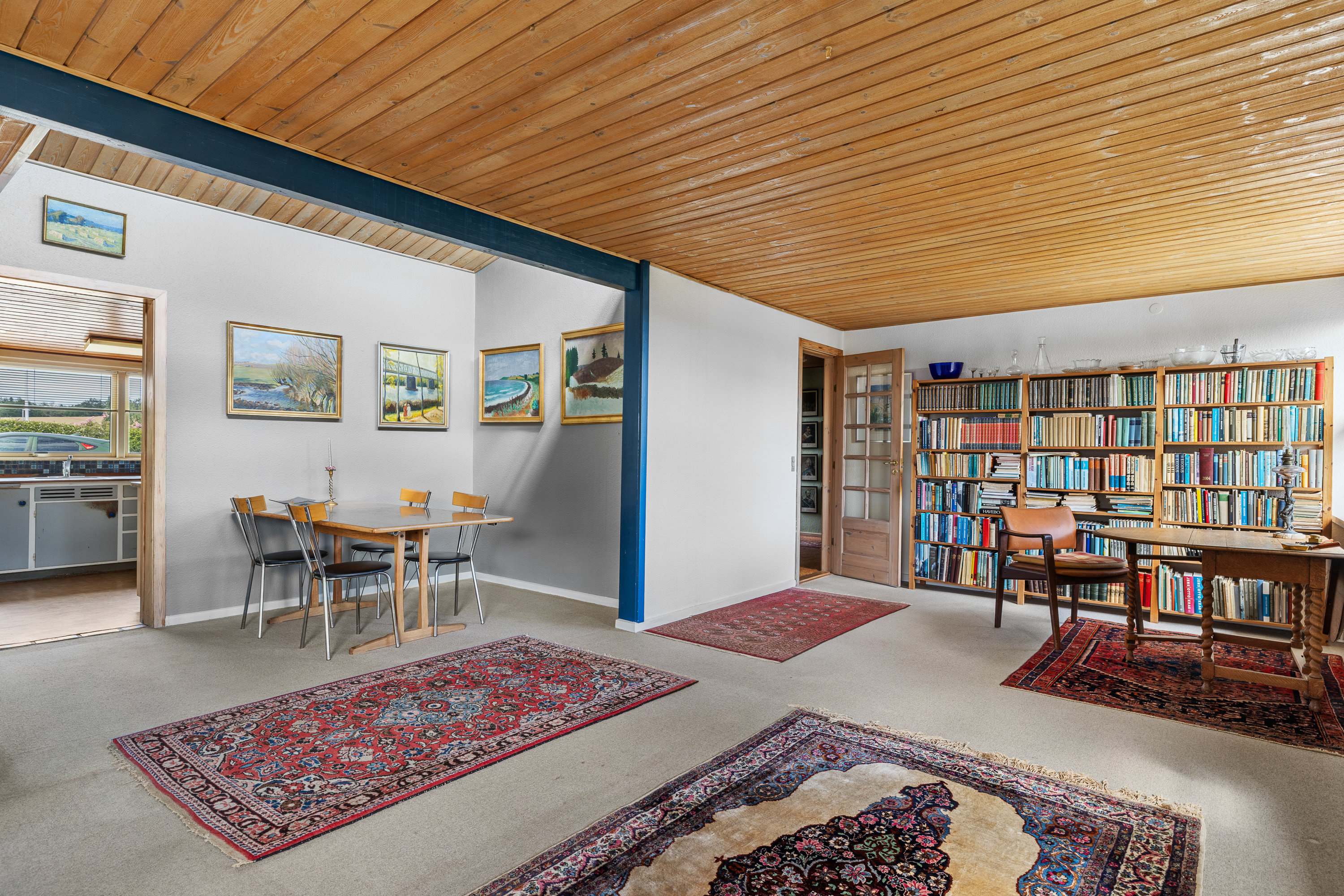 Fremhævet stue billede i fuldskærmstilstand. Billede af Brevikvej 9, 5600 Faaborg