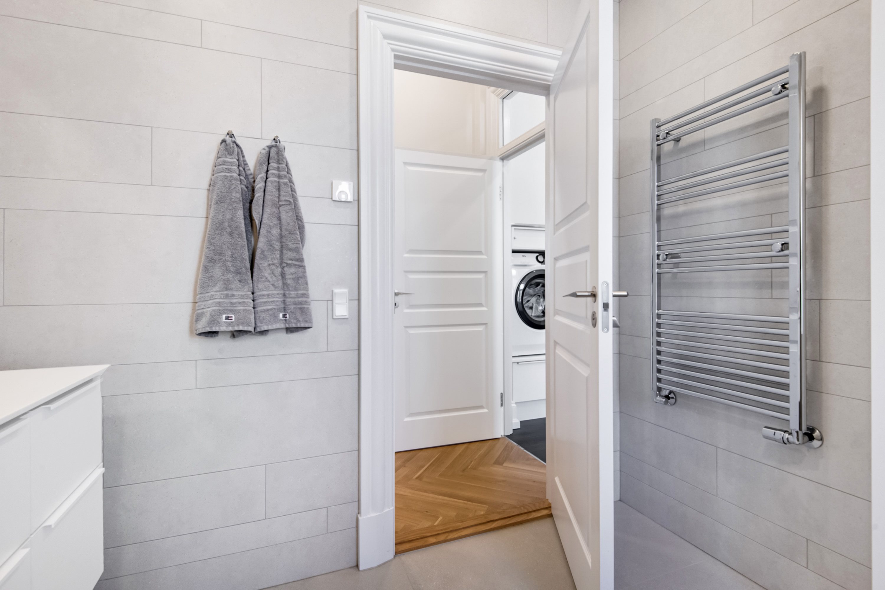 Fremhævet badeværelse billede i fuldskærmstilstand. Billede af Jernbanegade 17, st.. th., 9000 Aalborg