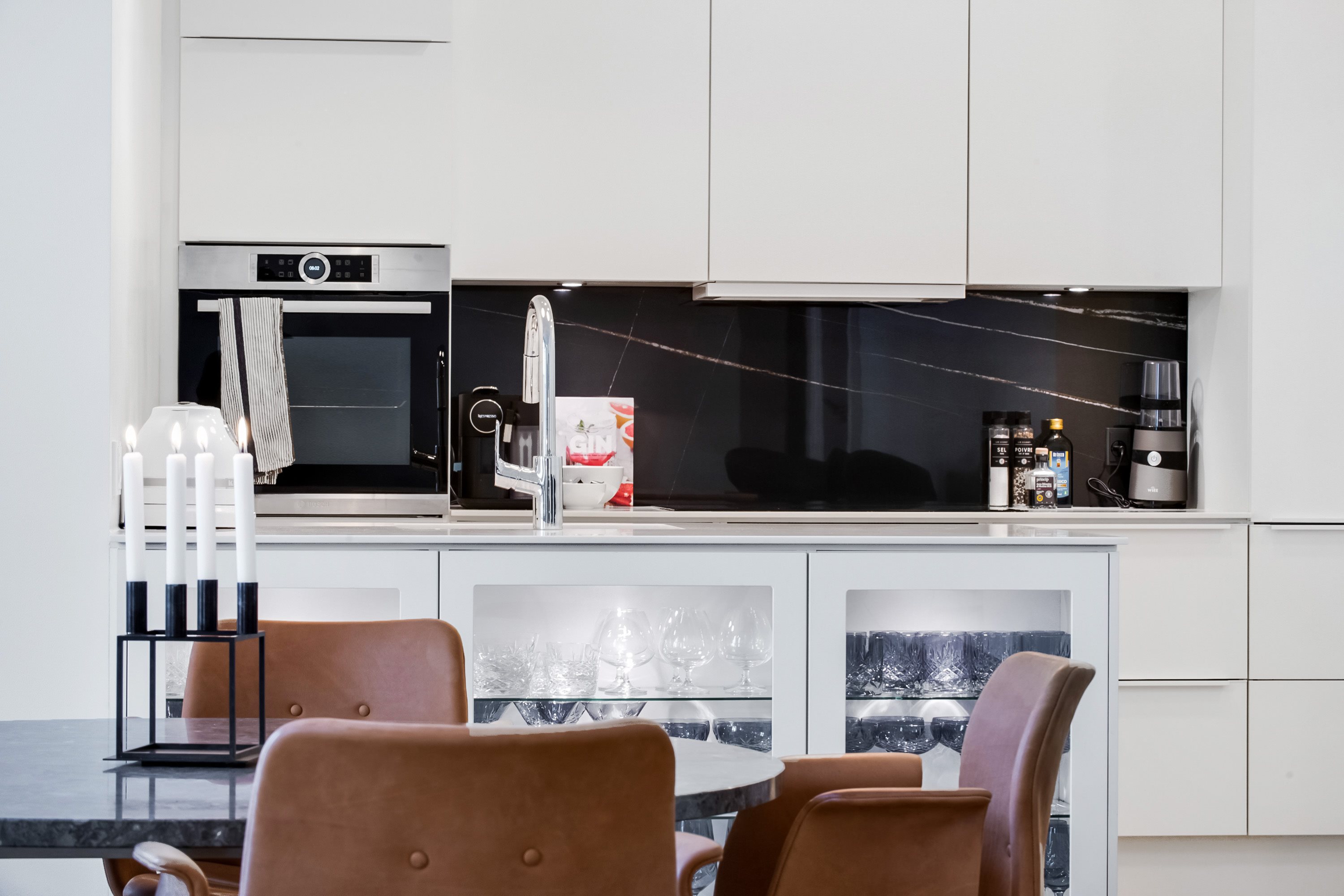 Fremhævet køkken billede i fuldskærmstilstand. Billede af Jernbanegade 17, st.. th., 9000 Aalborg