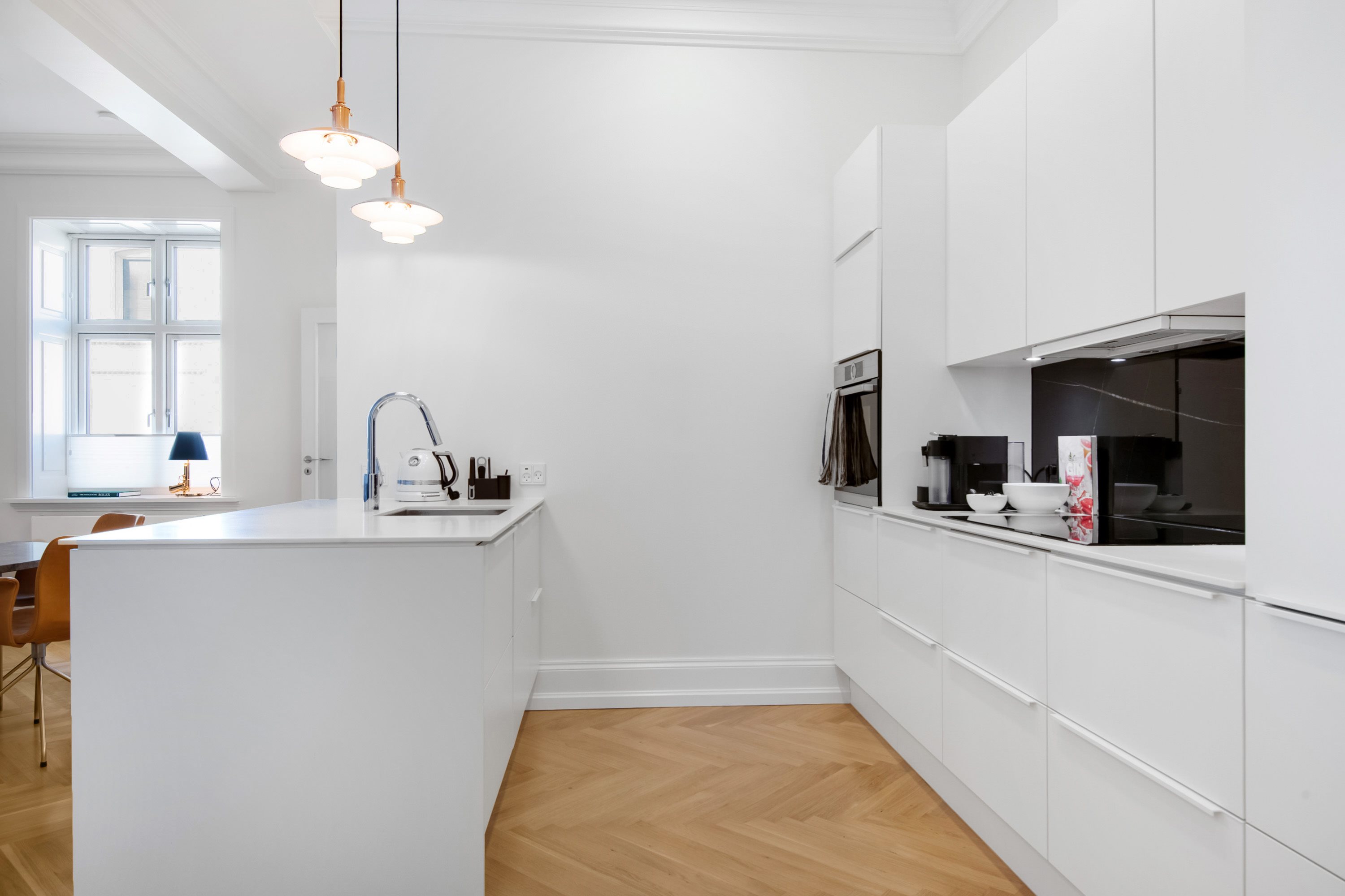 Fremhævet køkken billede i fuldskærmstilstand. Billede af Jernbanegade 17, st.. th., 9000 Aalborg