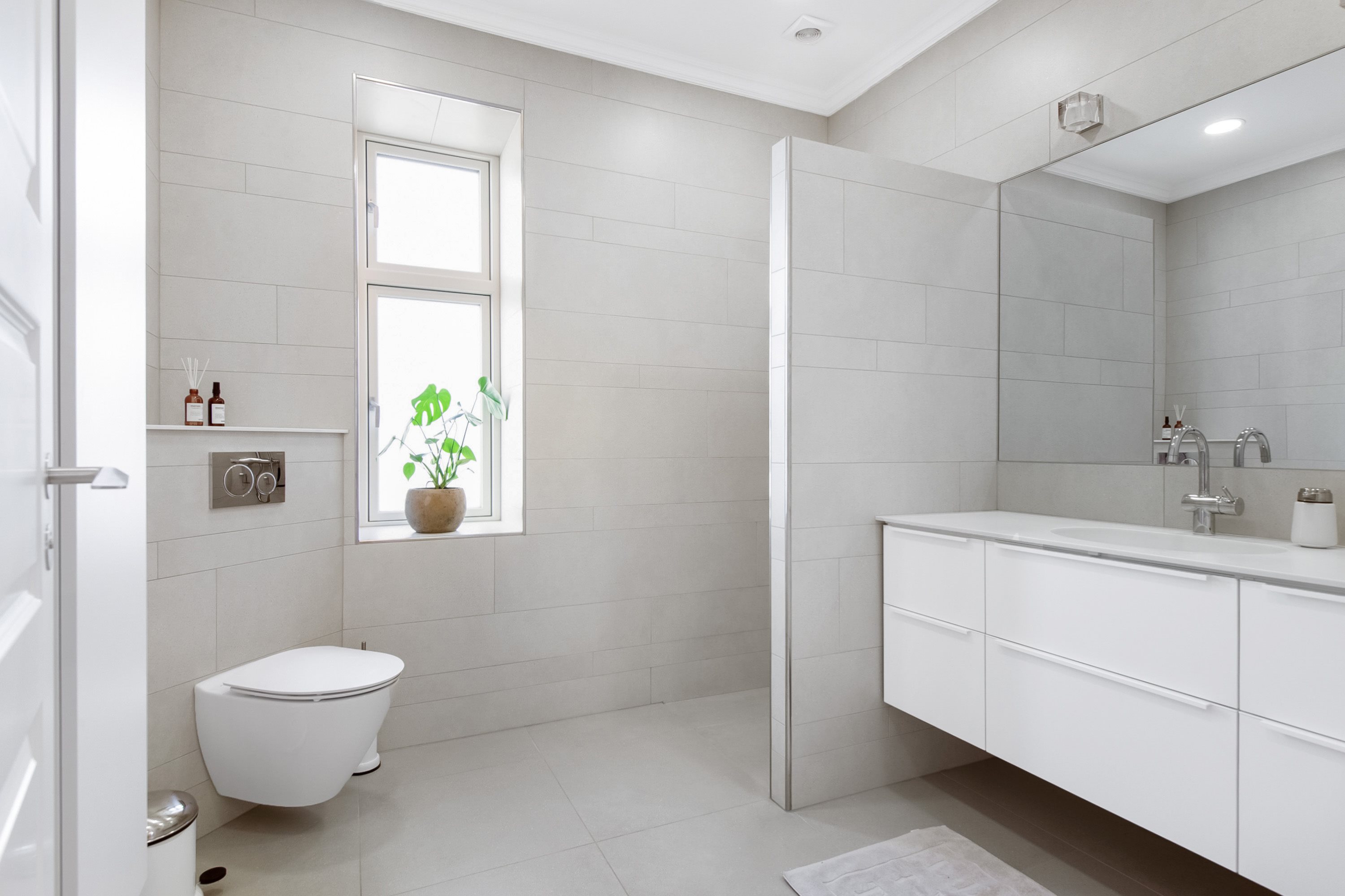 Fremhævet badeværelse billede i fuldskærmstilstand. Billede af Jernbanegade 17, st.. th., 9000 Aalborg