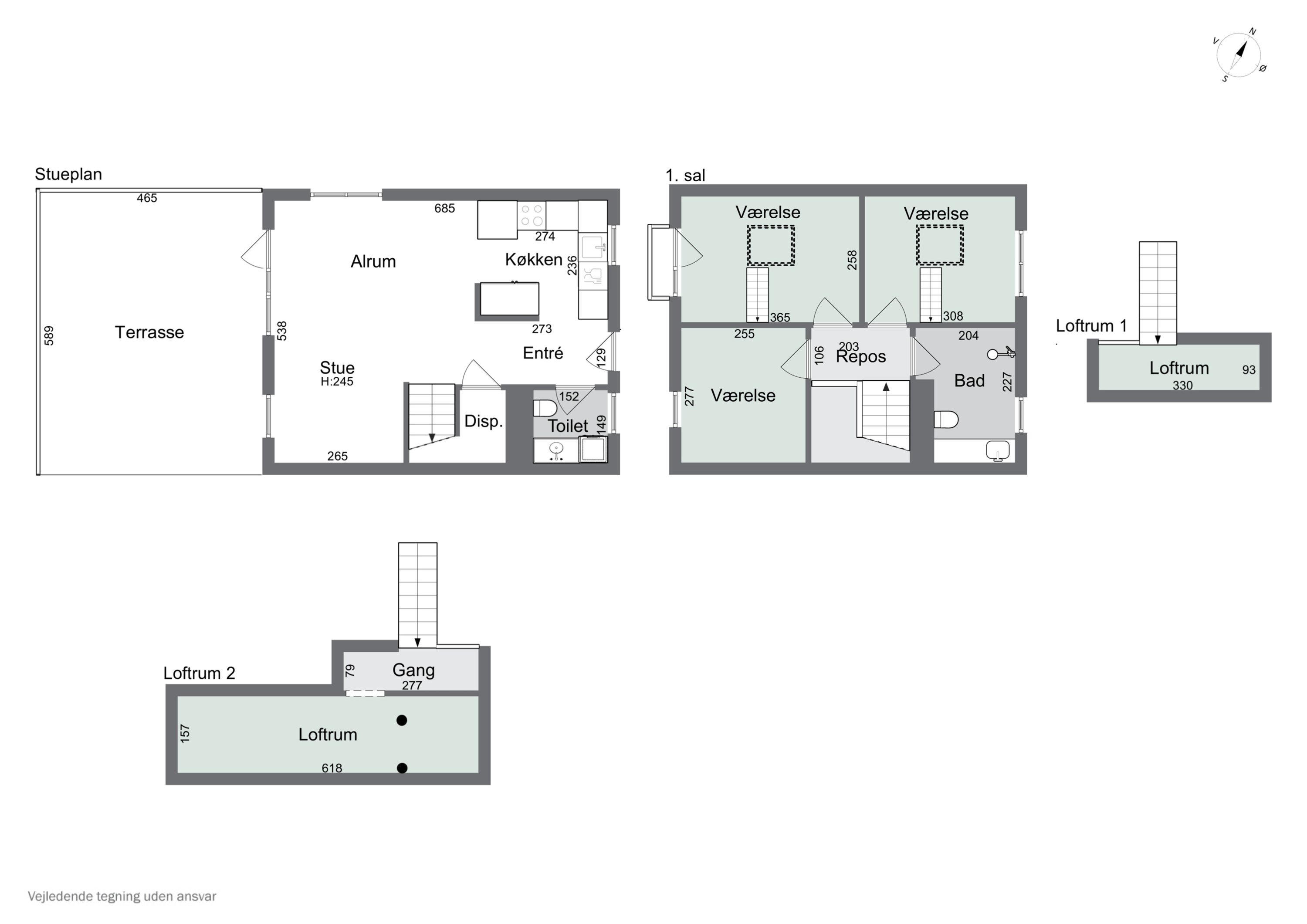 Plantegninger billede af Kongovej 14A, 2300 København S