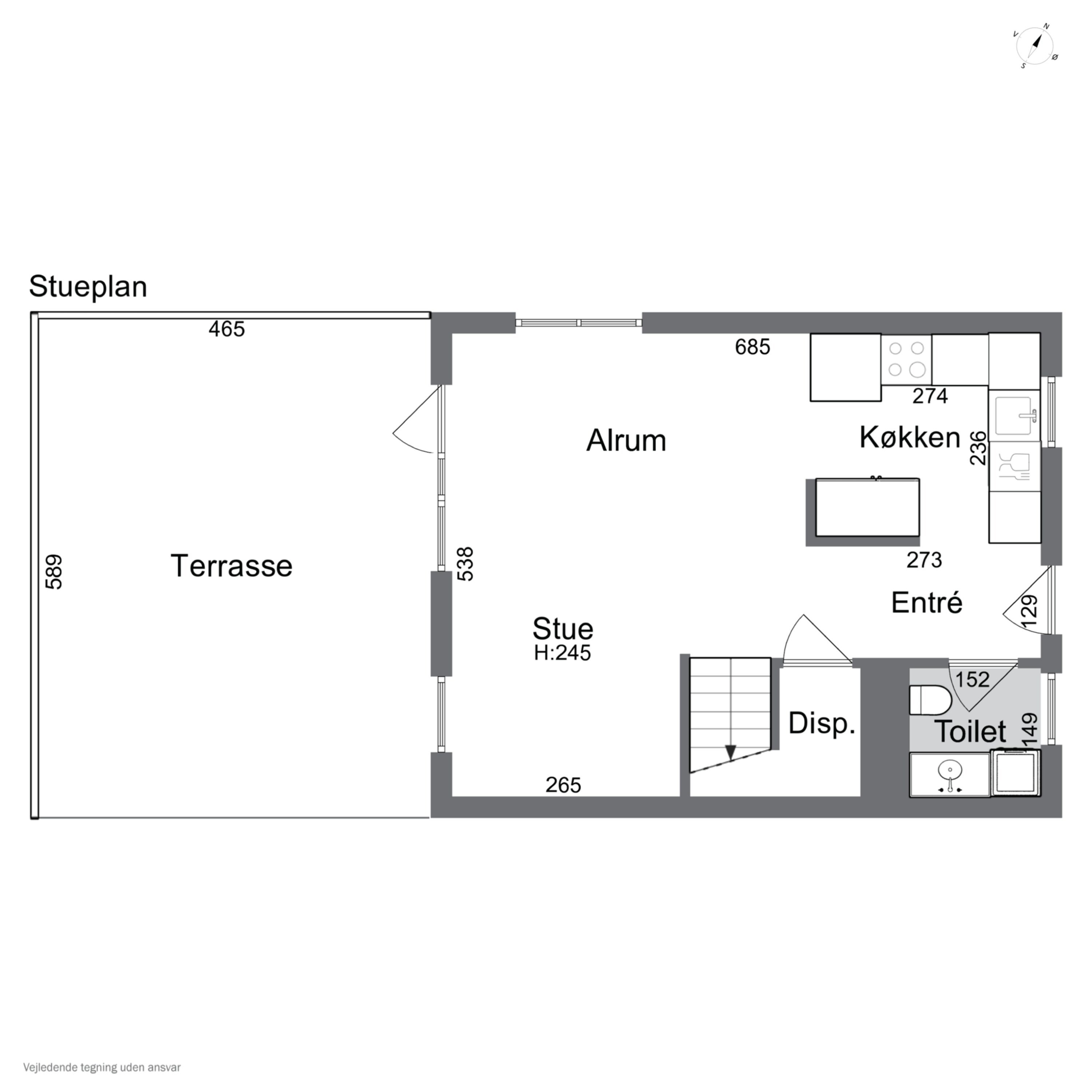 Plantegninger billede af Kongovej 14A, 2300 København S