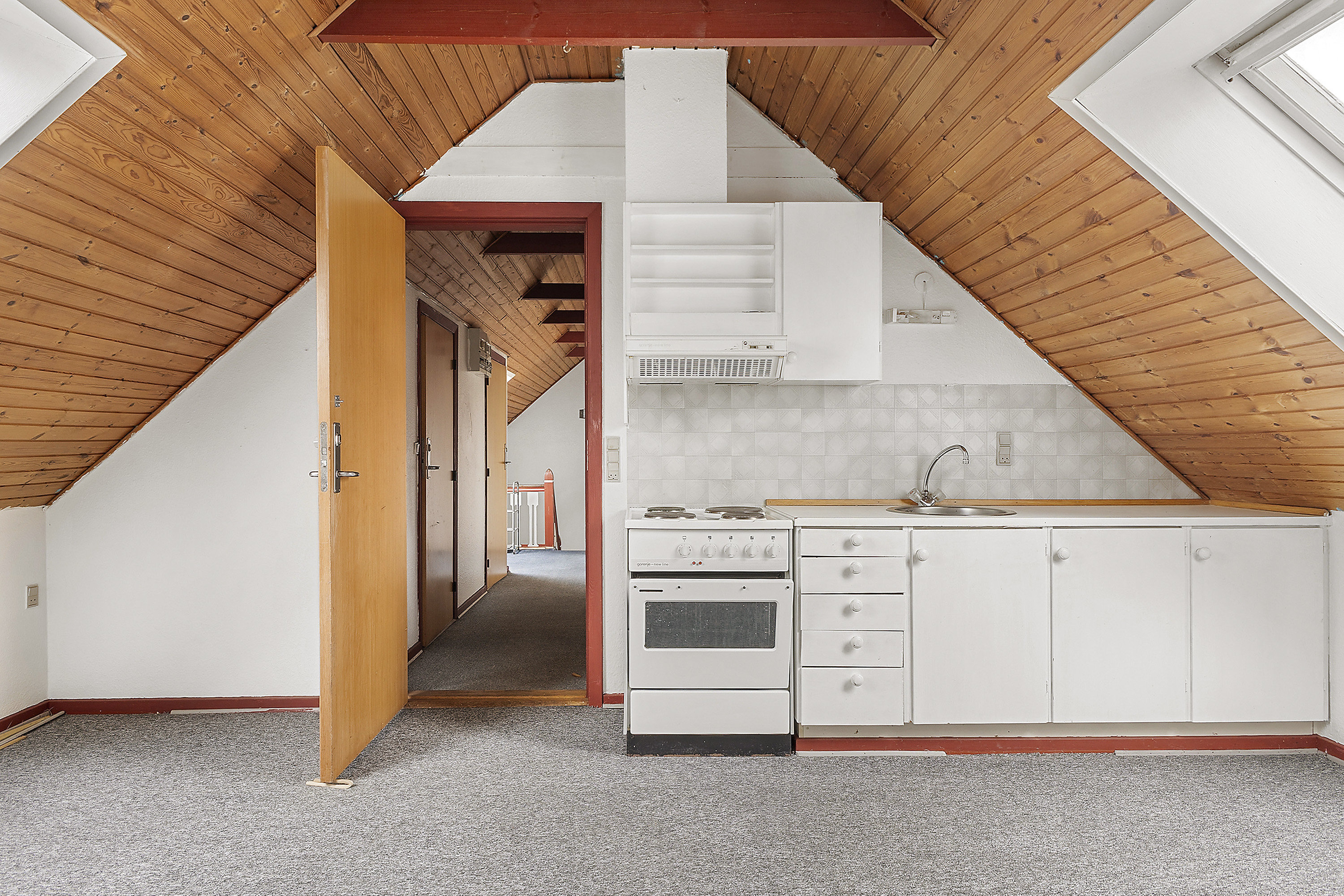 Fremhævet køkken/stue billede i fuldskærmstilstand. Billede af Søndergade 21, 6670 Holsted