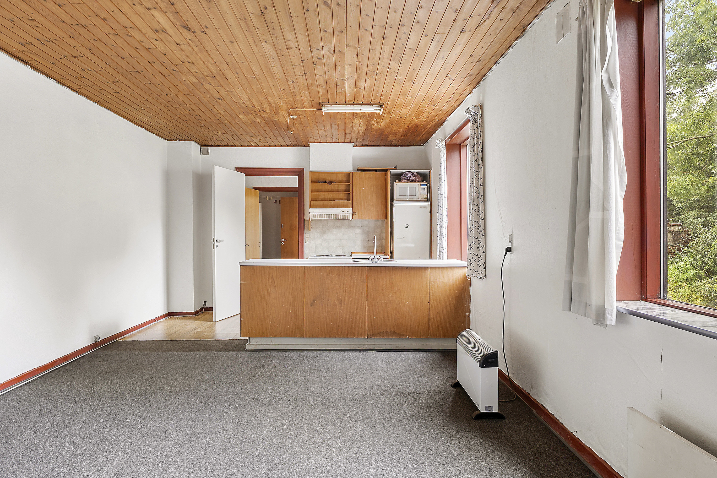 Fremhævet køkken/stue billede i fuldskærmstilstand. Billede af Søndergade 21, 6670 Holsted