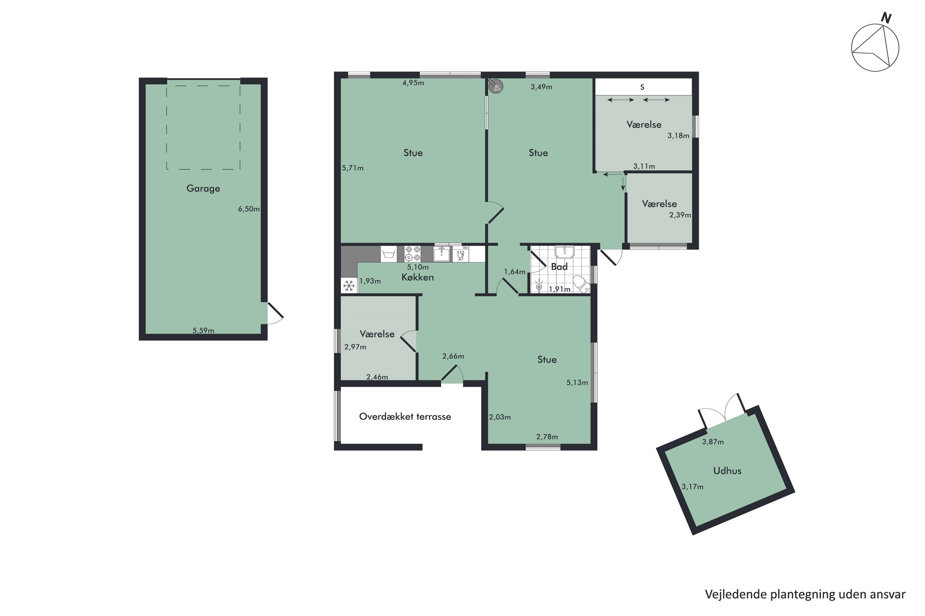 Fremhævet  billede i fuldskærmstilstand. Billede af Halvrebene 30, Als, 9560 Hadsund